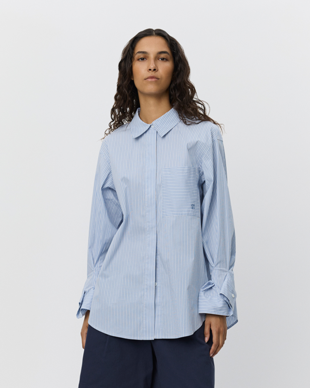 Sofie Schnoor WOMEN ABBYSW SHIRT Shirt 5092 Blue striped