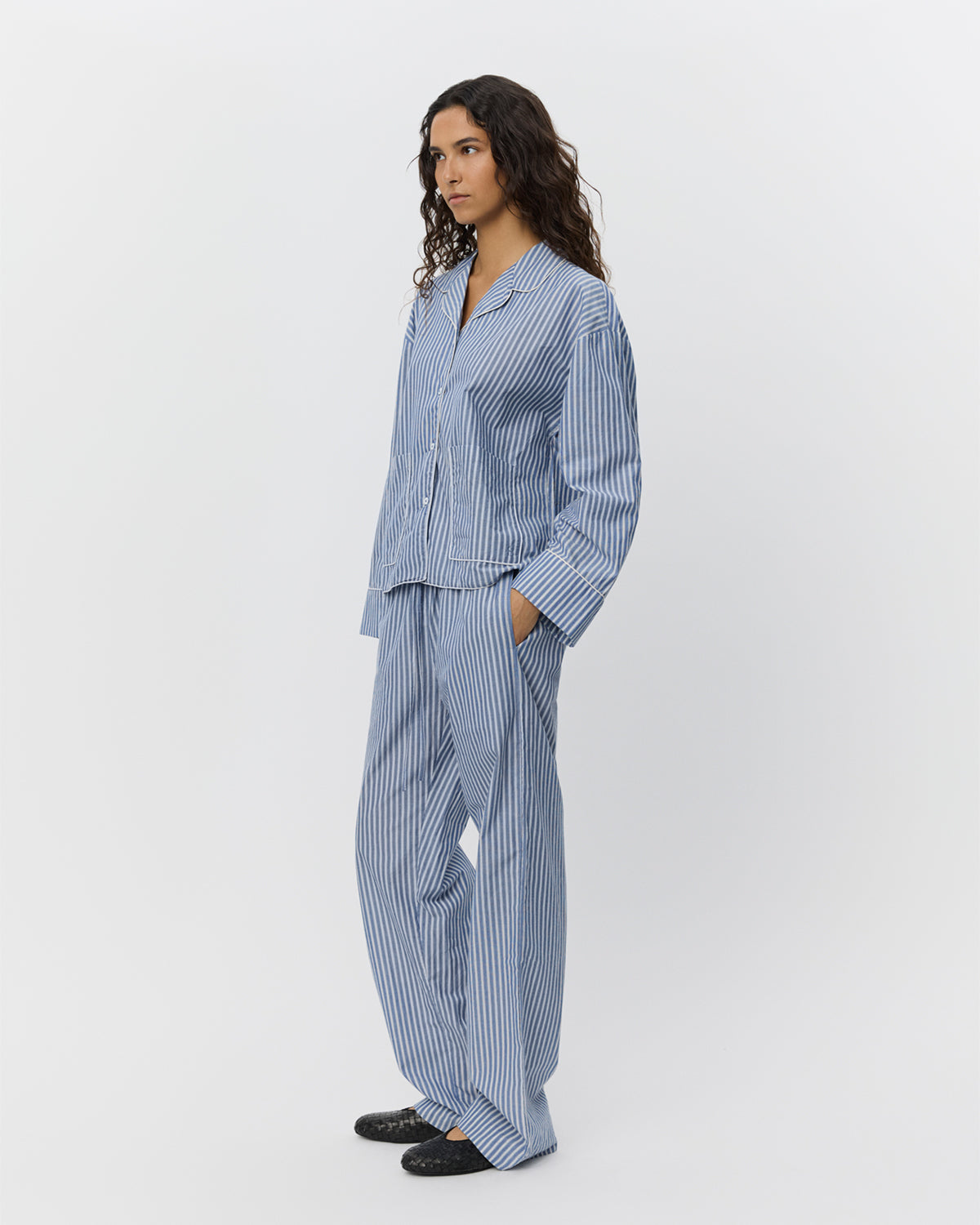Sofie Schnoor WOMEN ABIGAILESW TROUSERS Trousers 5092 Blue striped