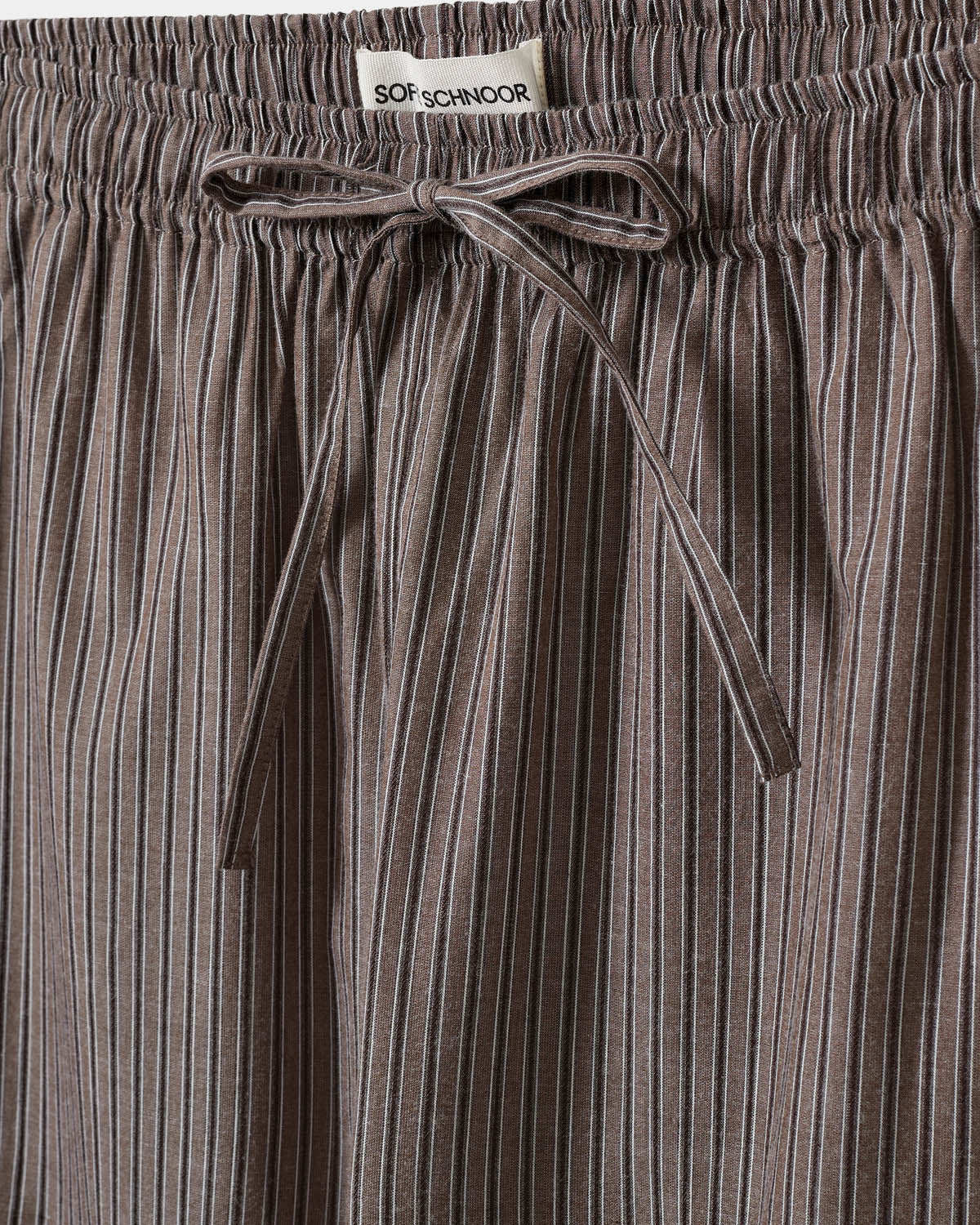Sofie Schnoor WOMEN ABIGAILESW TROUSERS Trousers 7166 Dark Brown Striped