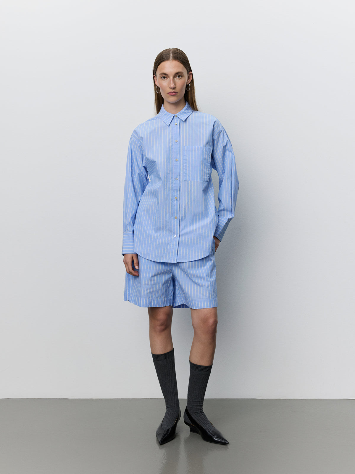 Sofie Schnoor WOMEN ADALENESW SHIRT Shirt 5094 Light Blue striped