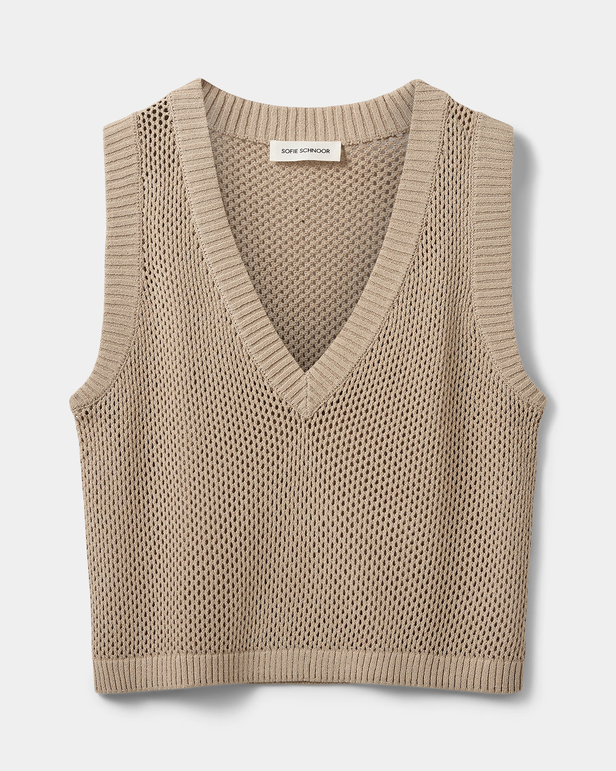 Sofie Schnoor WOMEN AELLESW KNIT VEST Knit 8058 Feather Gray