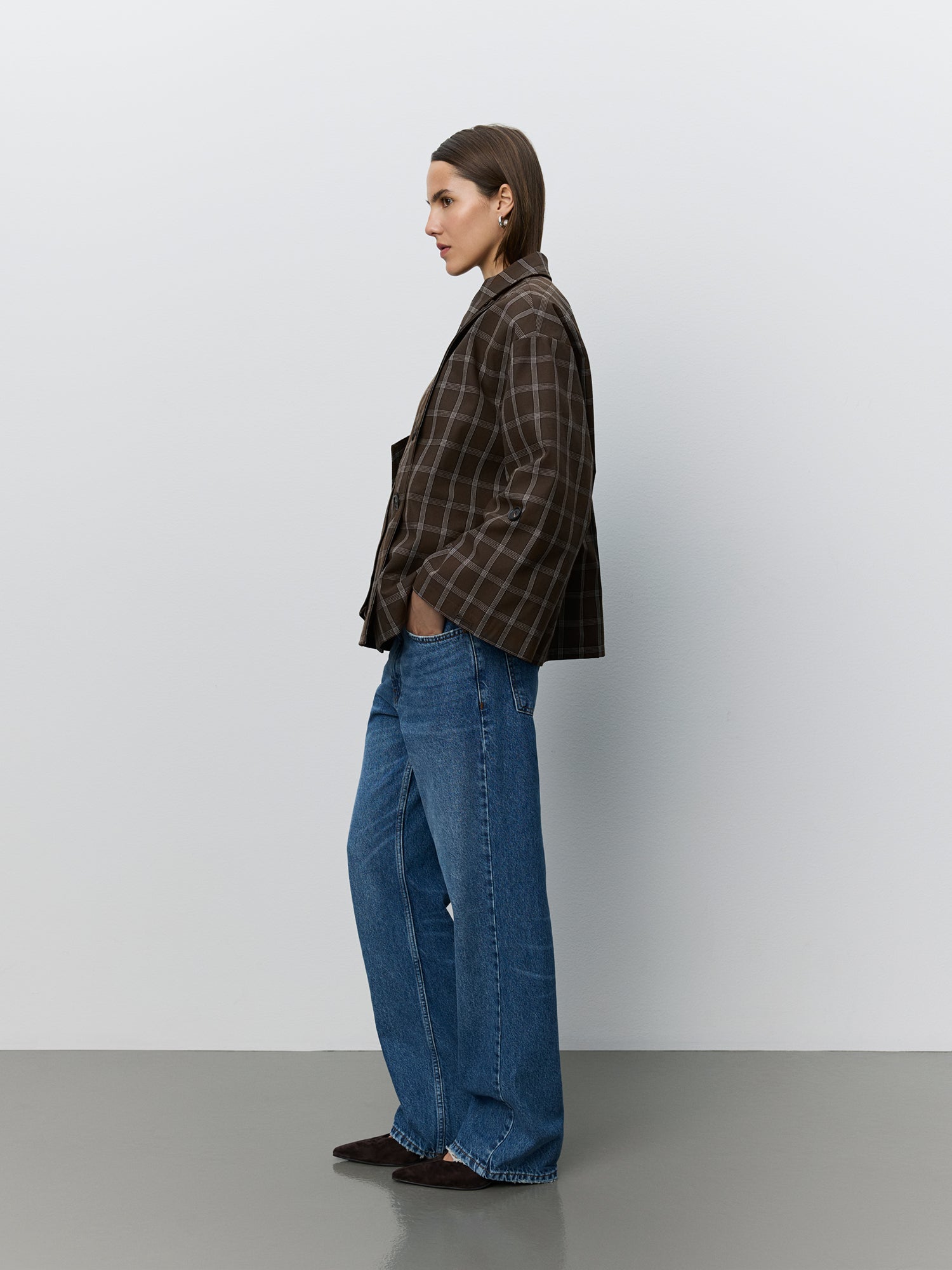 Sofie Schnoor WOMEN AGATHASW CHECKERED JACKET Jacket 9147 Brown Check