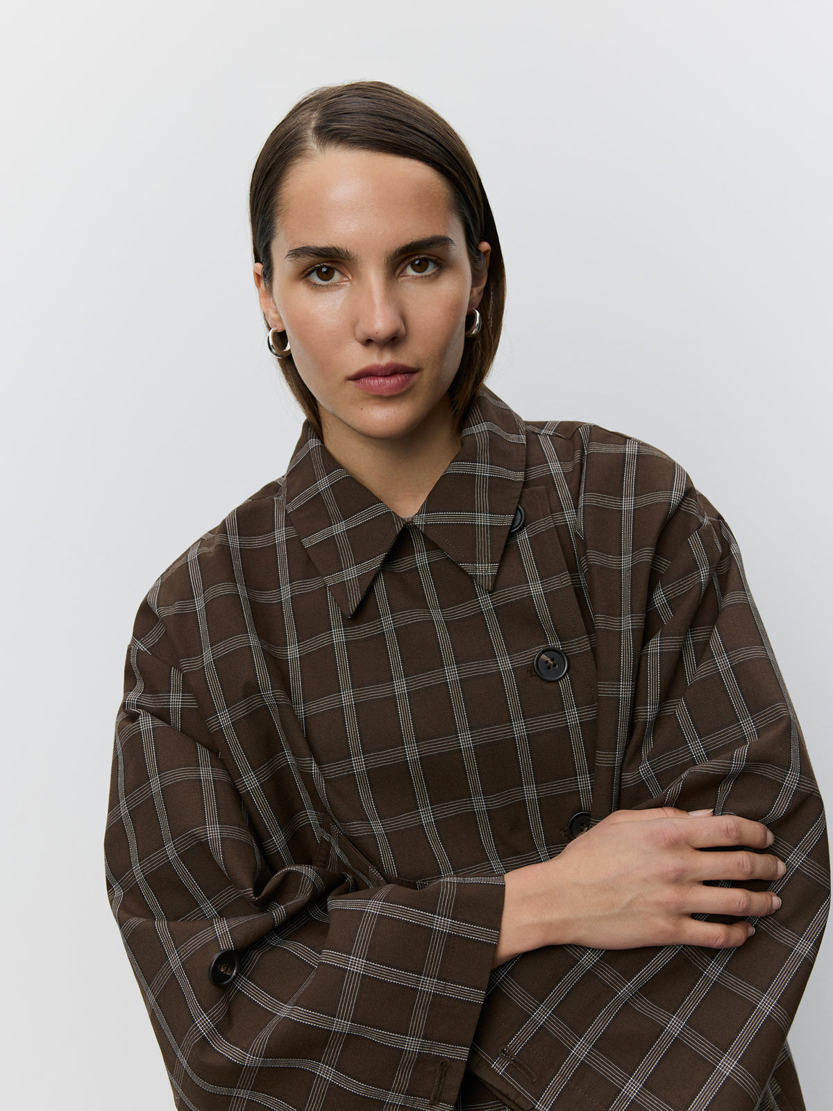 Sofie Schnoor WOMEN AGATHASW CHECKERED JACKET Jacket 9147 Brown Check