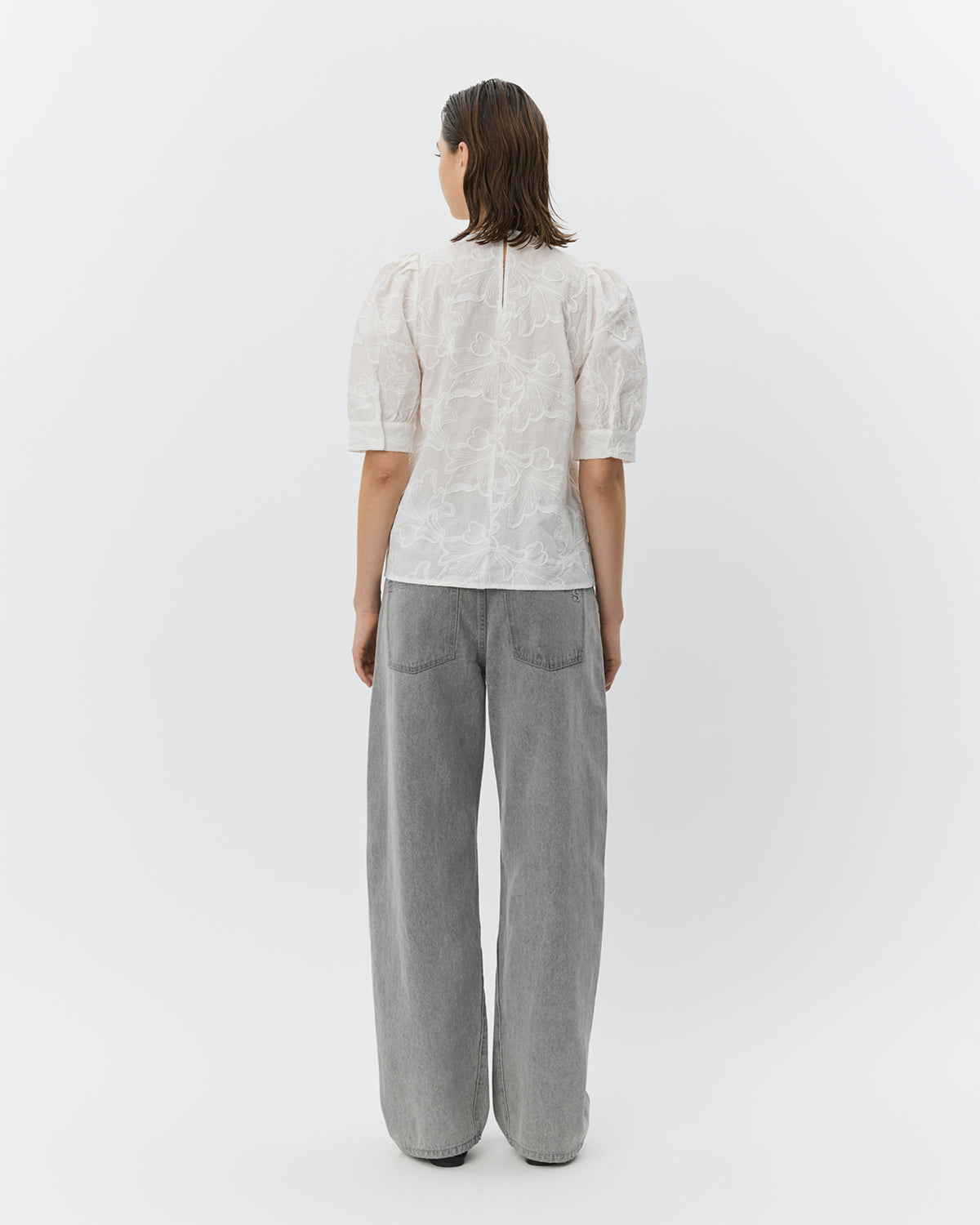 Sofie Schnoor WOMEN AHLIASW PUFF SLEEVE BLOUSE Blouse 0100 White