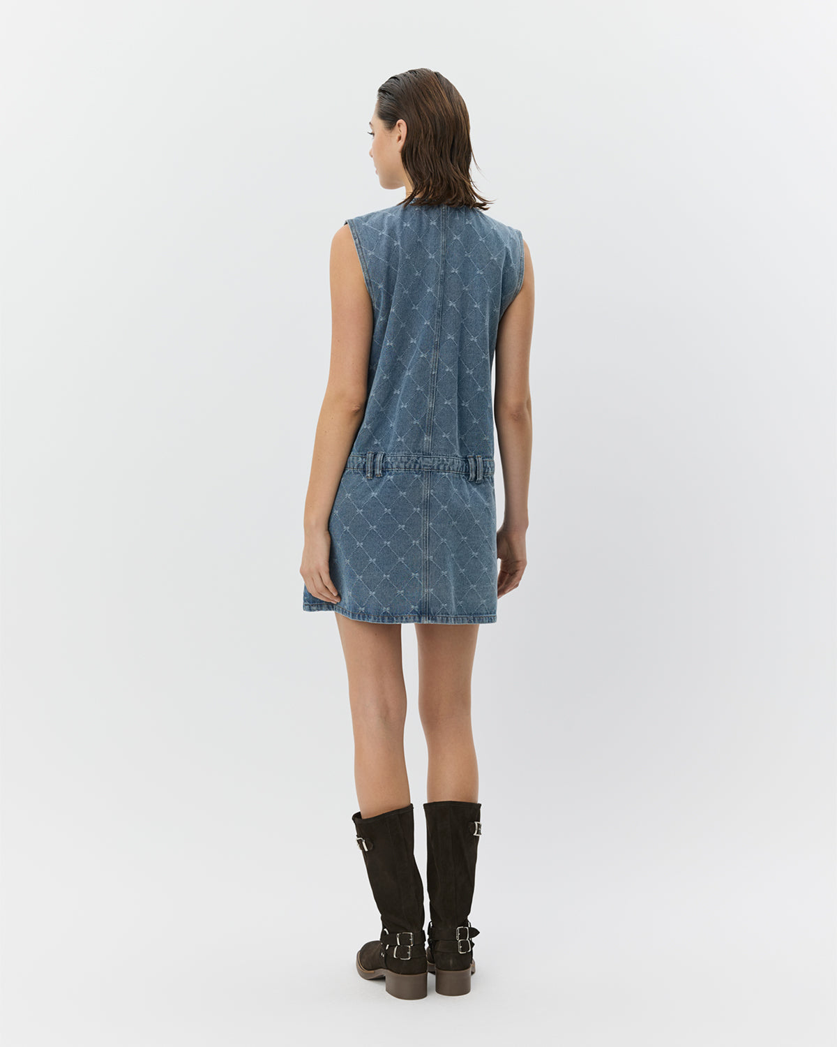 Sofie Schnoor WOMEN ALBERTINESW DENIM MINI DRESS Dress 5036 Blue