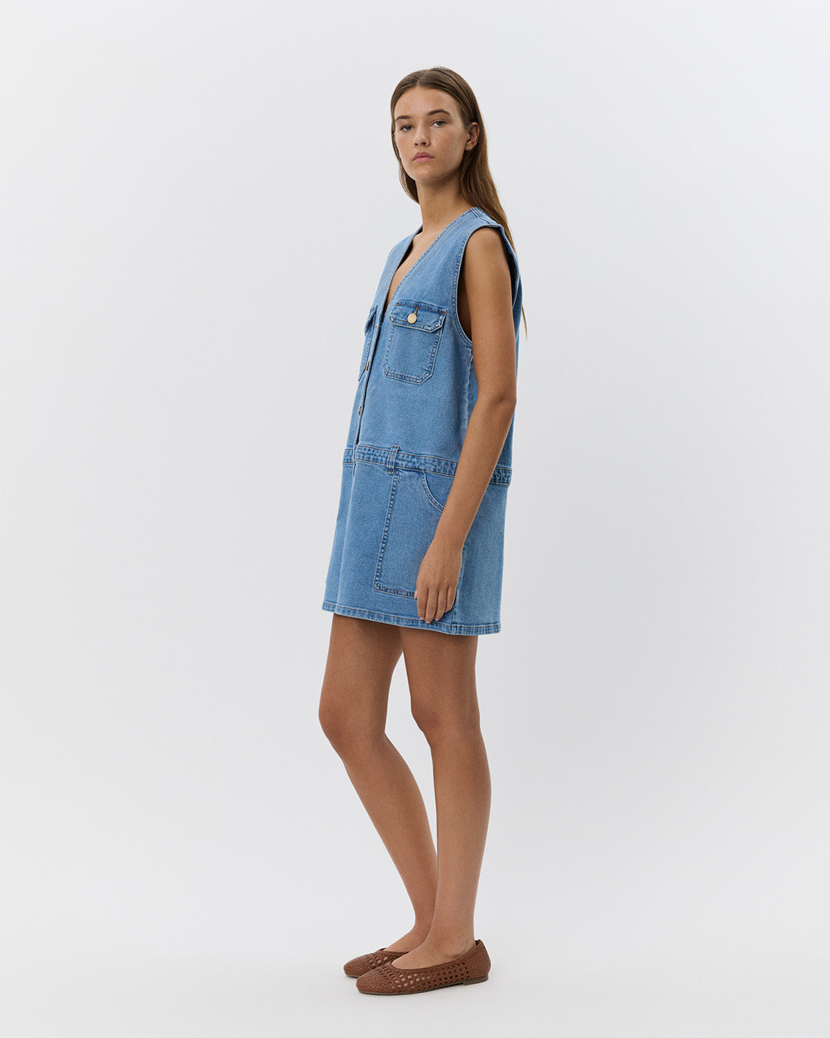 Sofie Schnoor WOMEN ALBERTINESW DRESS Dress 9106 Denim Blue