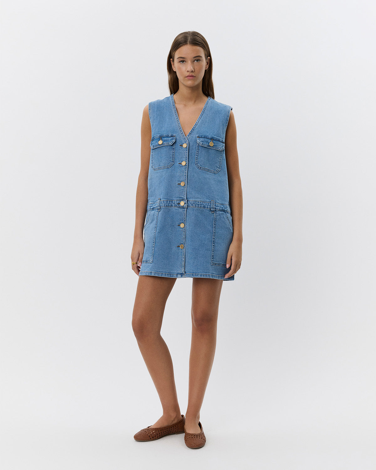 Sofie Schnoor WOMEN ALBERTINESW DRESS Dress 9106 Denim Blue