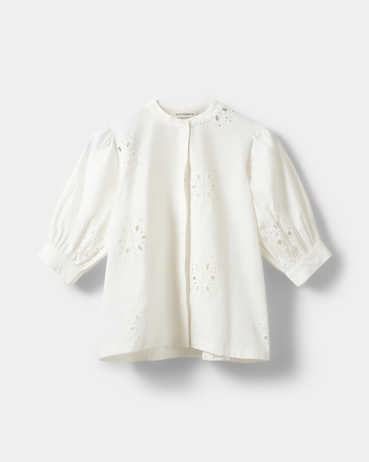 Sofie Schnoor WOMEN ALESSIASW BRODERIE ANGLAISE SHIRT Shirt 0124 Snow white
