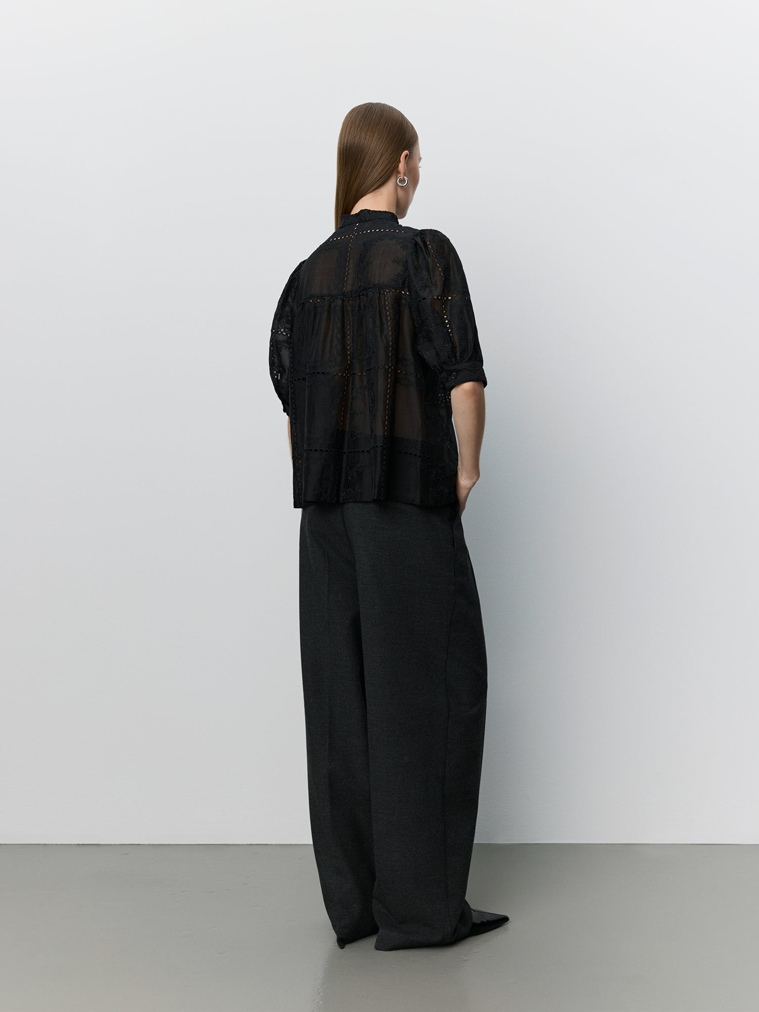 Sofie Schnoor WOMEN ALESSIASW EMBROIDERY SHIRT Shirt 1000 Black