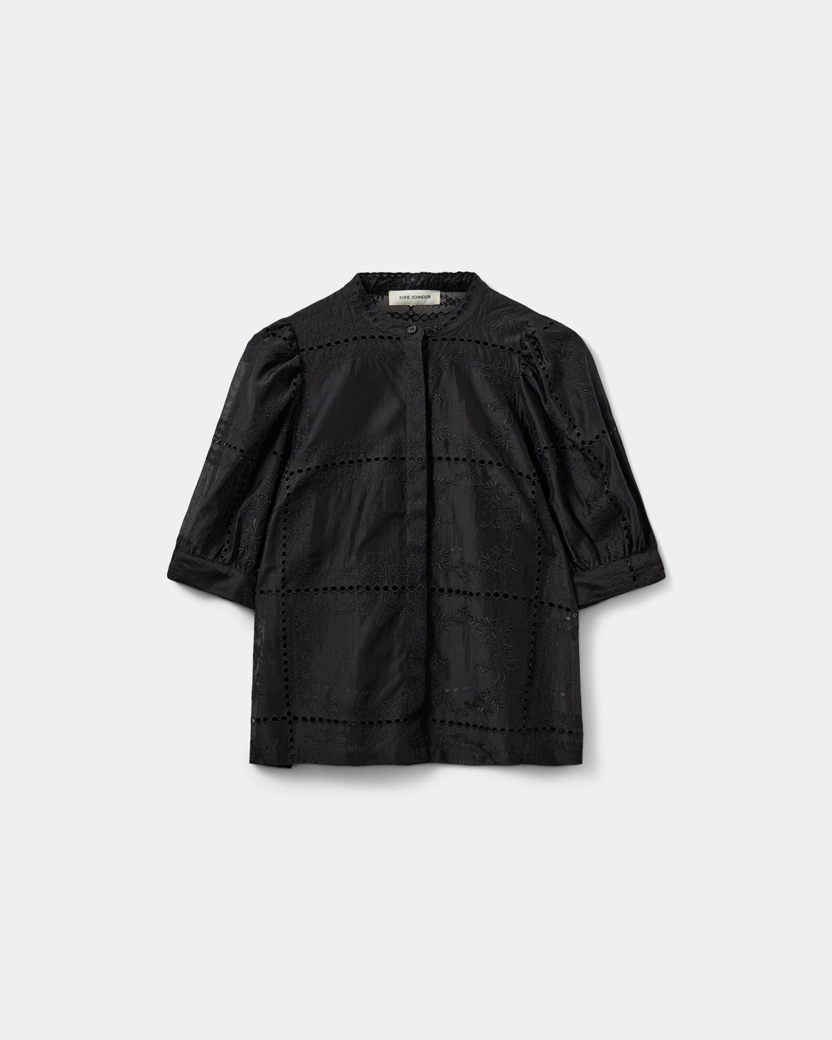 Sofie Schnoor WOMEN ALESSIASW EMBROIDERY SHIRT Shirt 1000 Black