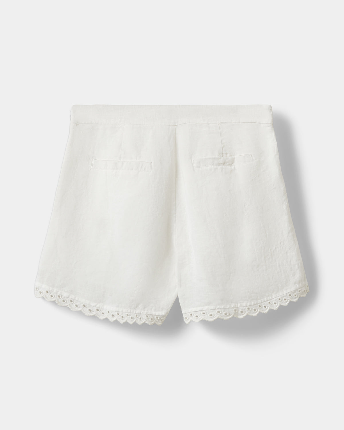 Sofie Schnoor WOMEN ALIXSW SCALLOP EDGE SHORTS Shorts 0159 Cream White