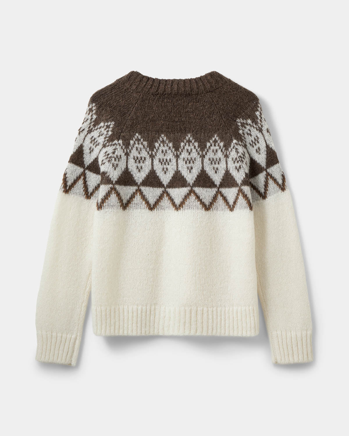 Sofie Schnoor WOMEN ALLEGRASW V-NECK KNIT SWEATER Cardigan 9144 Off White - Brown
