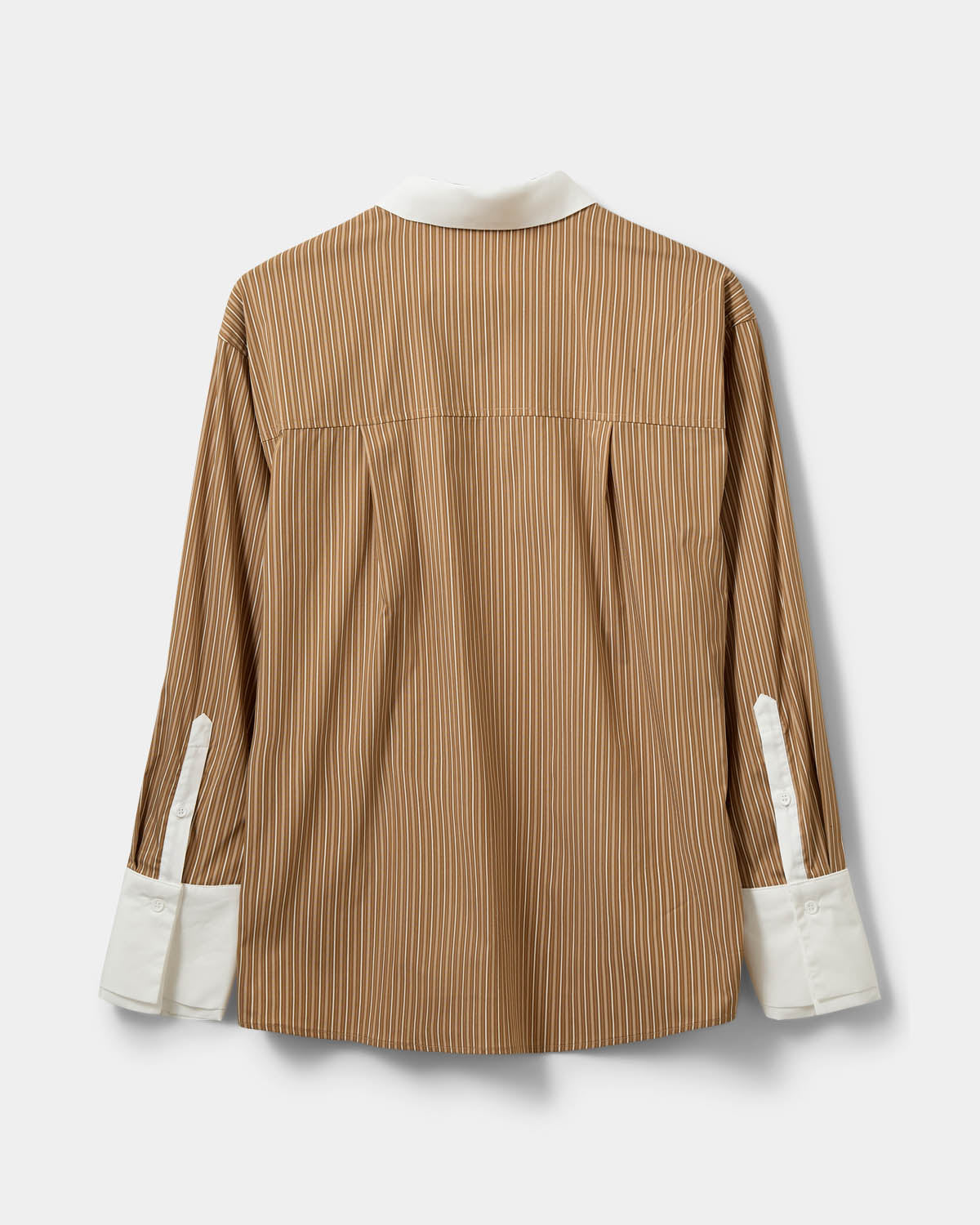 Sofie Schnoor WOMEN ALLISONSW DOUBLE-CUFF SHIRT Shirt 7165 Maple Brown Striped