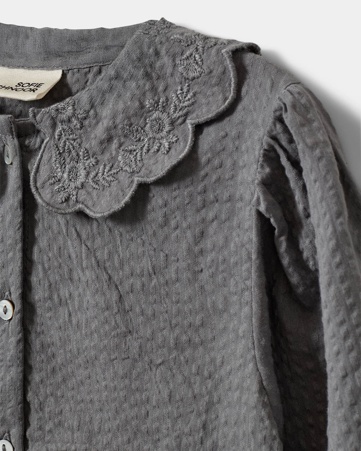 Sofie Schnoor KIDS ALMINAKB BLOUSE Blouse 8008 Dark grey