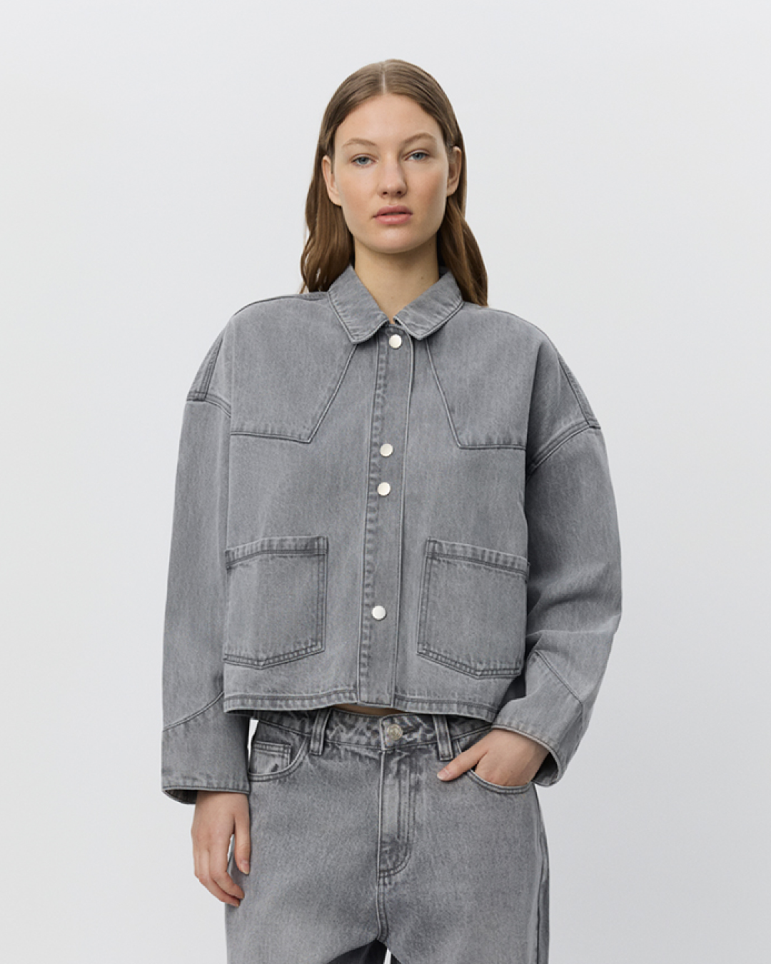 Sofie Schnoor WOMEN AMAYASW JACKET Jacket 8052 Stone Grey