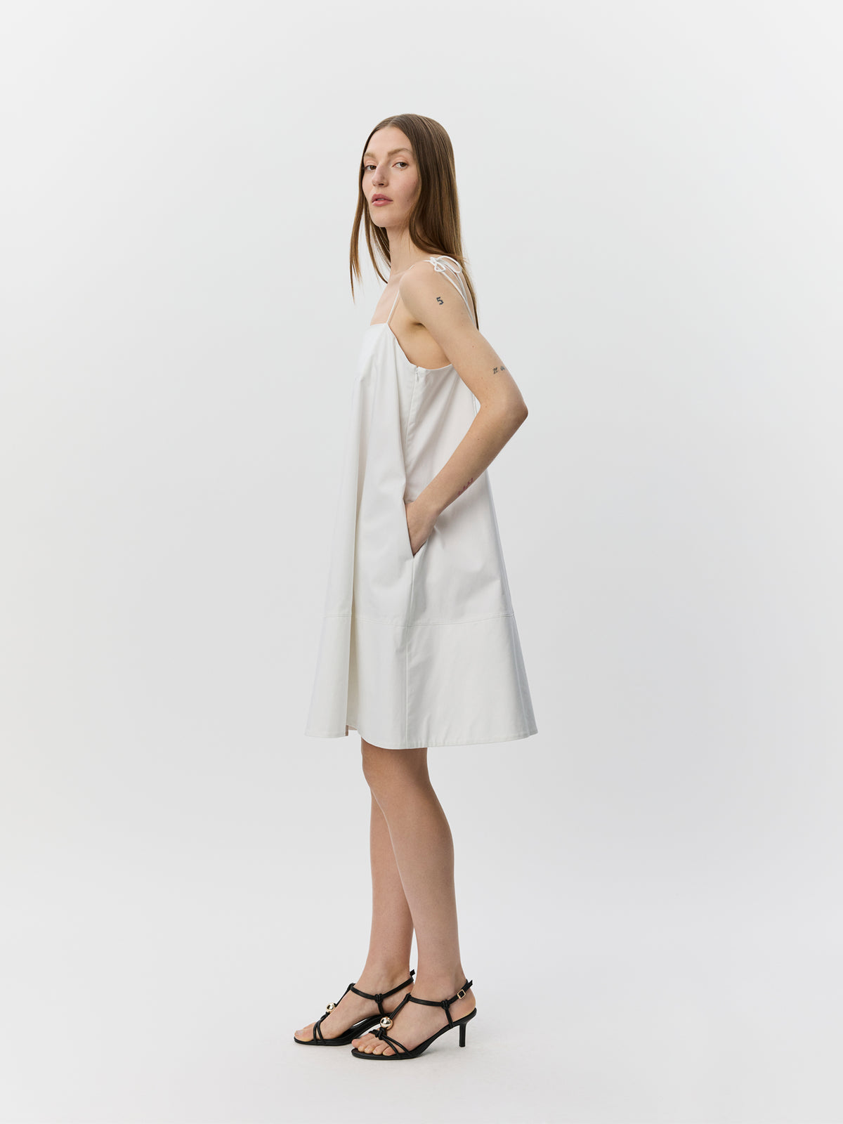 Sofie Schnoor WOMEN ANAYASW A SHAPE MINI DRESS Dress 0101 Off white