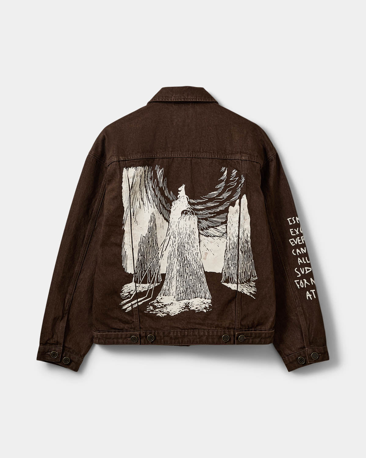 Sofie Schnoor WOMEN AUDREYSW MOOMIN DENIM JACKET Jacket 7025 Dark brown