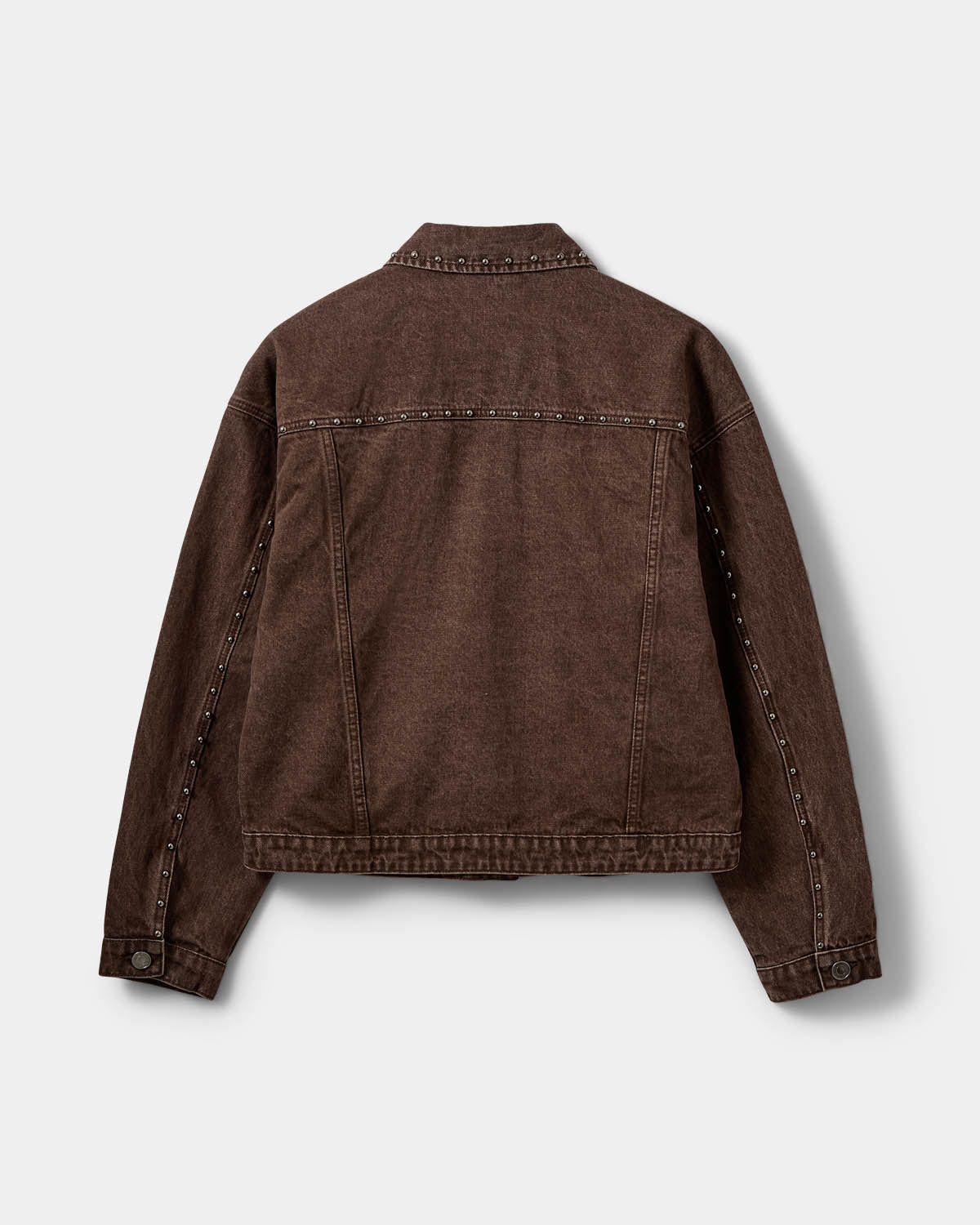 Sofie Schnoor WOMEN AUDRISW DENIM JACKET WITH RIVETS Jacket 9099 Middle Brown