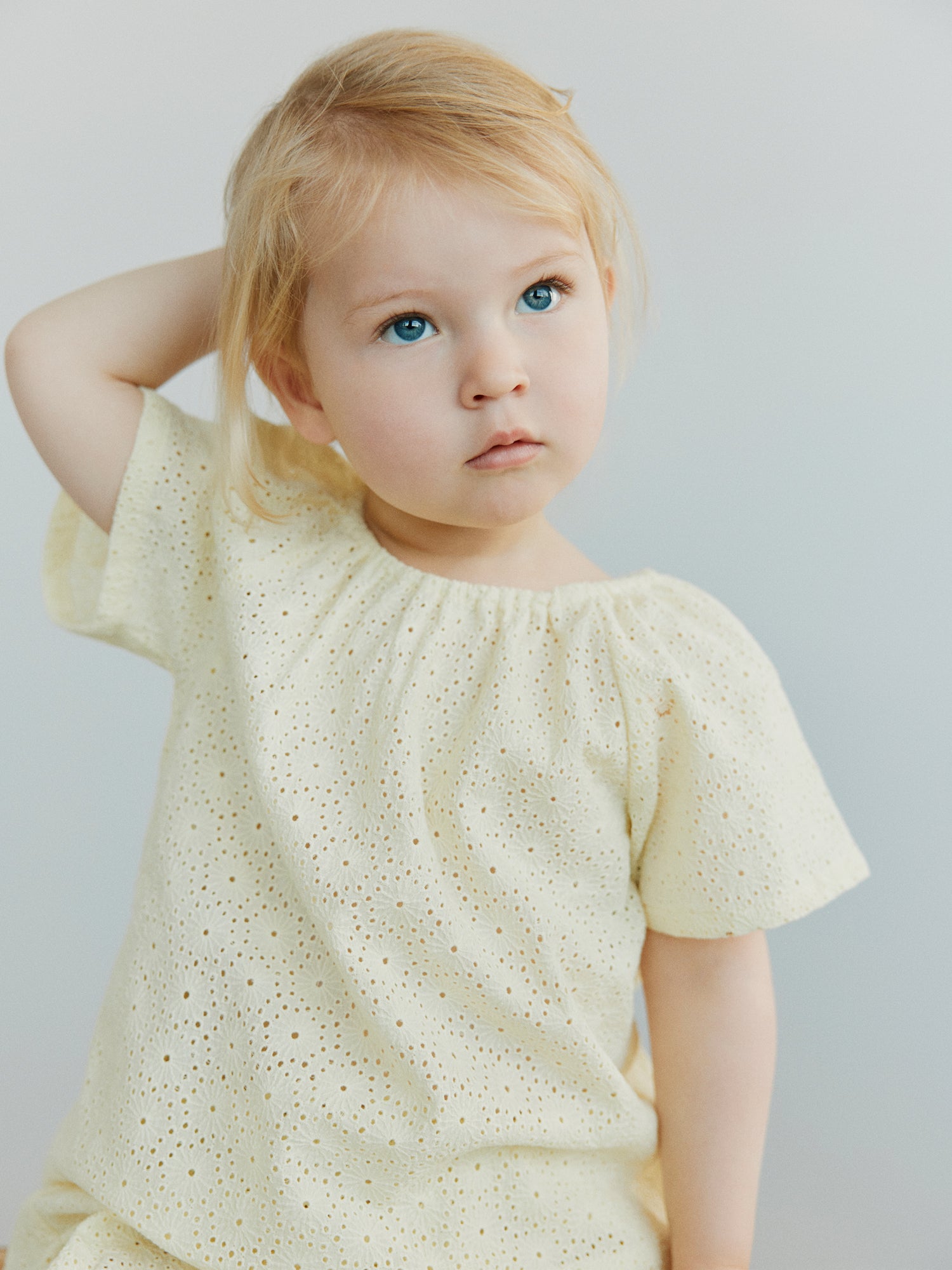 Sofie Schnoor KIDS AlminaKB Blouse Blouse 2042 Butter Yellow