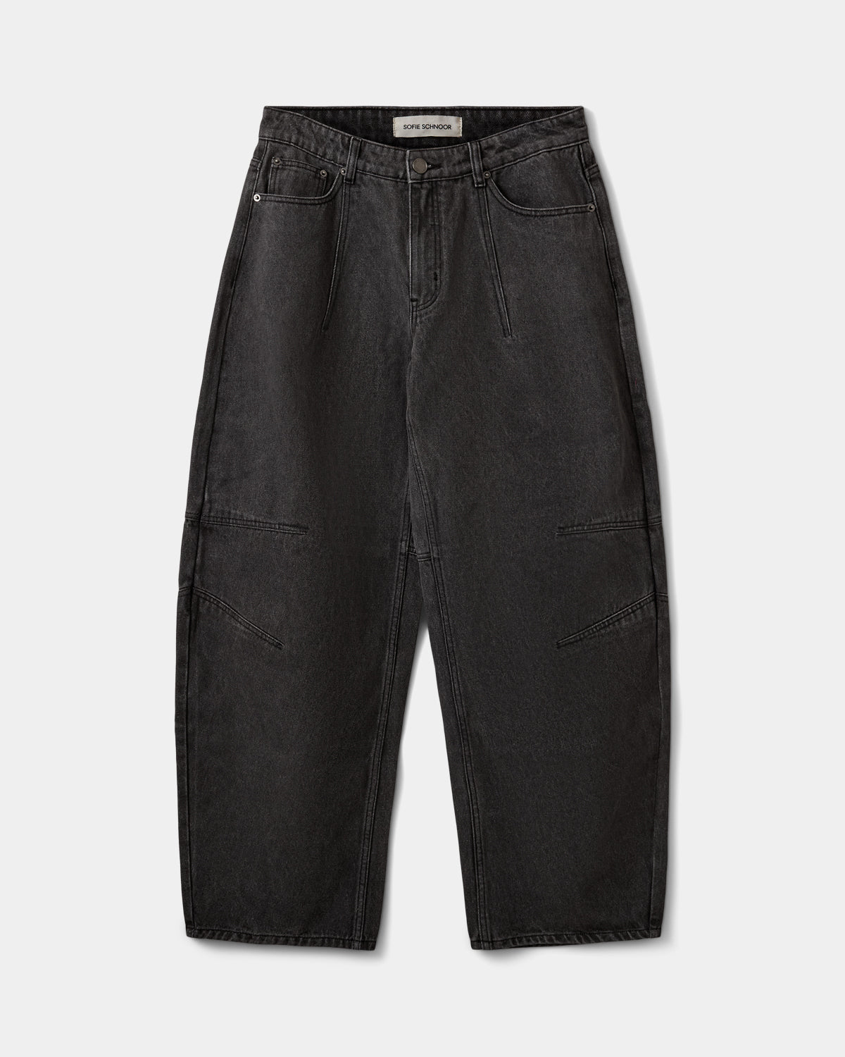 Sofie Schnoor WOMEN BECKASW BARREL SHAPED JEANS Jeans 1024 Black washed Denim