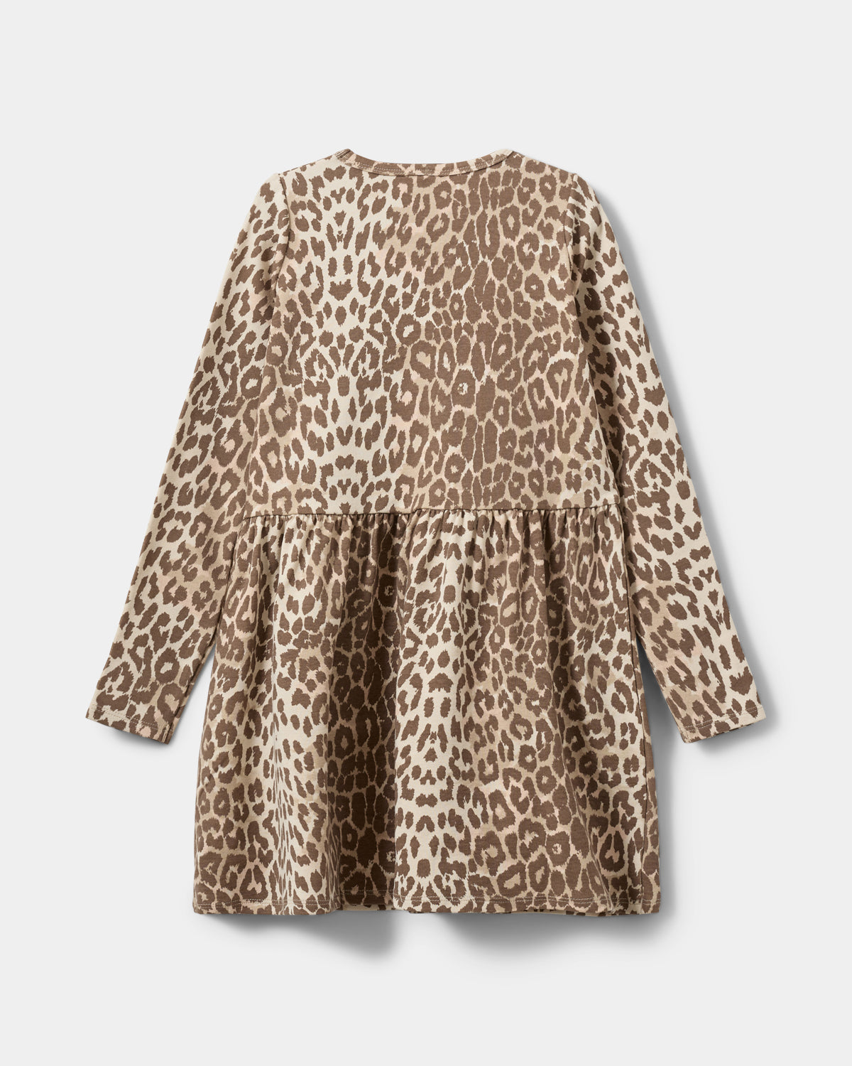 Sofie Schnoor KIDS BerraKB Dress Dress 9137 AOP Beige Leopard