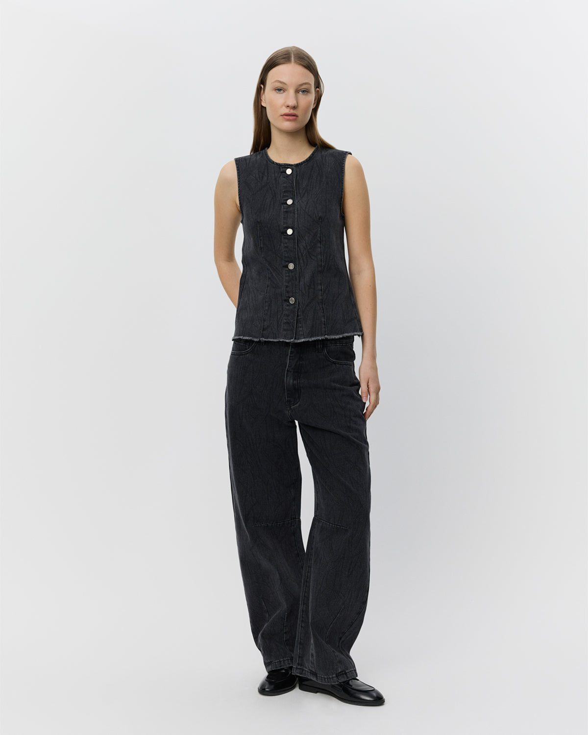 Sofie Schnoor WOMEN CARLASW VEST Vest 1015 Washed black