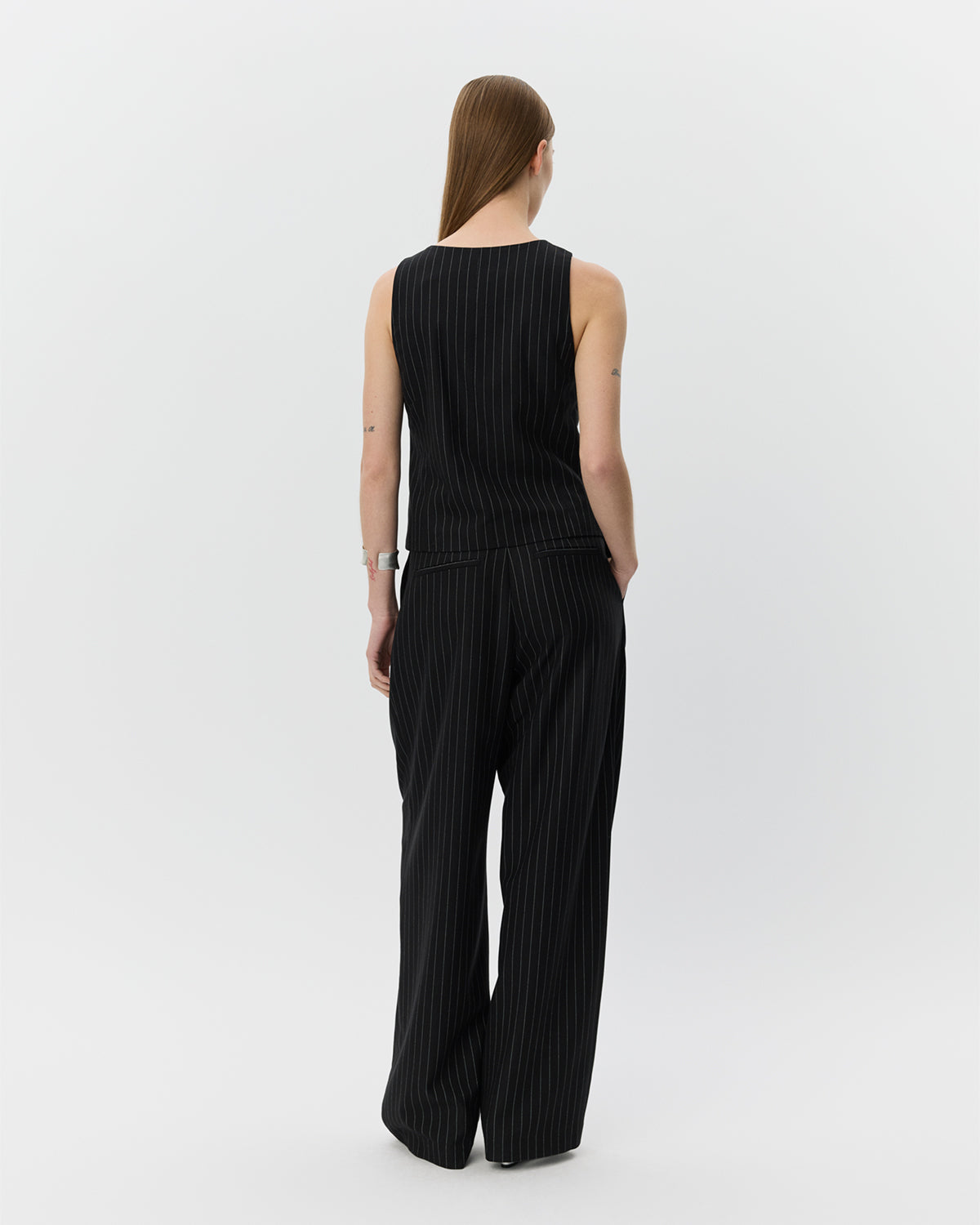 Sofie Schnoor WOMEN CARLOTTASW TROUSERS Trousers 0139 White Black striped