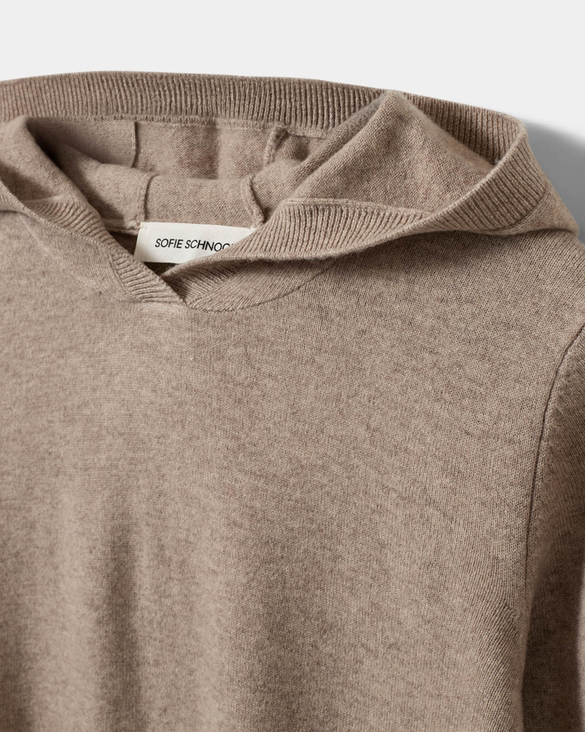 Sofie Schnoor WOMEN CASSIESW KNIT HOODIE Hoodie 7071 Brown melange