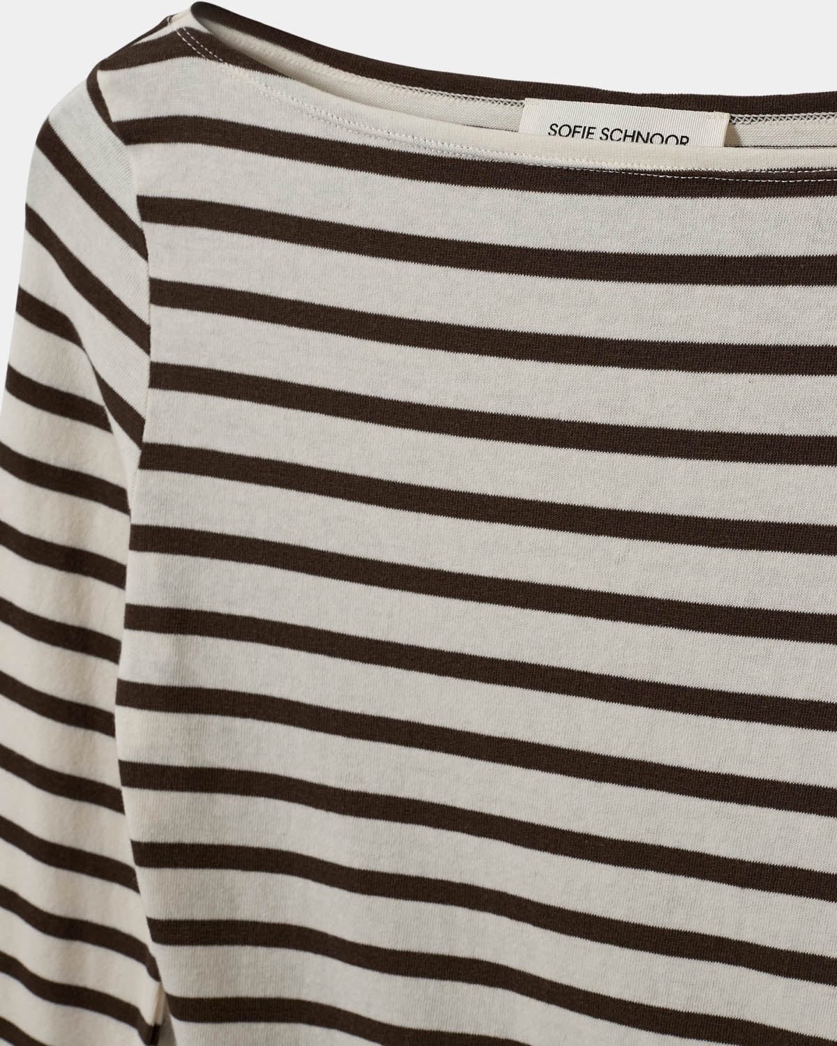 Sofie Schnoor WOMEN CECESW LONG-SLEEVE T-SHIRT T-shirt Long Sleeve 7113 Brown Striped