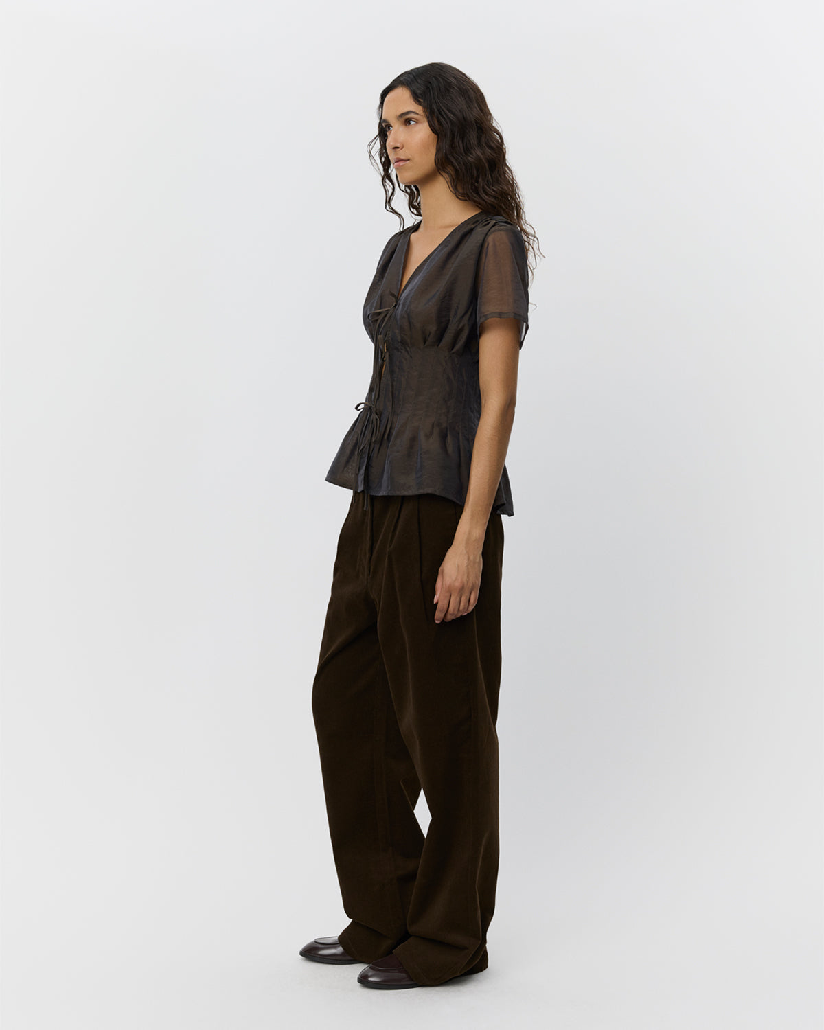 Sofie Schnoor WOMEN CENIASW SHIRT Shirt 7025 Dark brown
