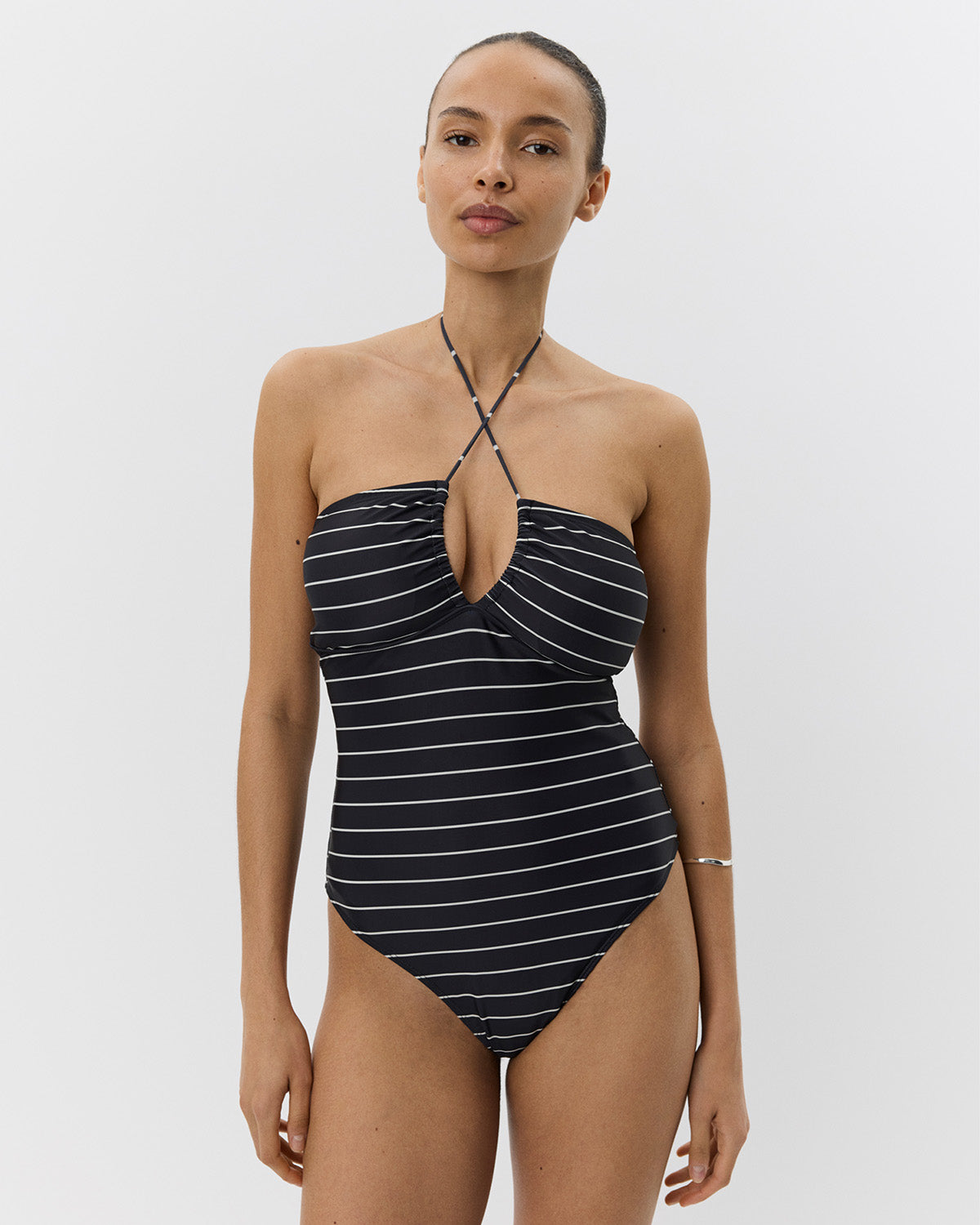 Sofie Schnoor WOMEN CHELLESW SWIMSUIT Swimsuit 1017 Black striped