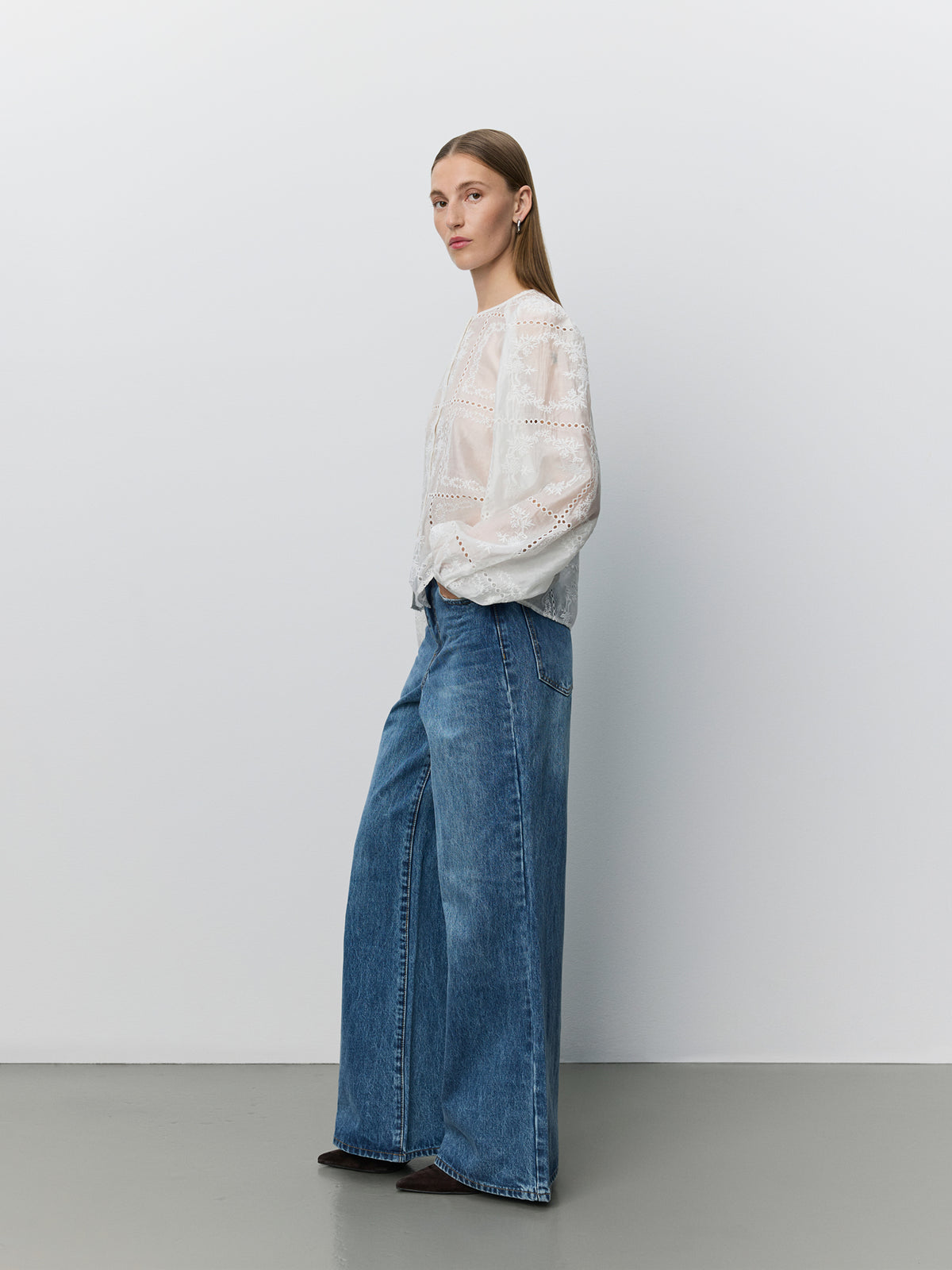 Sofie Schnoor WOMEN CORASW DETAILED EMBROIDERY SHIRT Shirt 0101 Off white