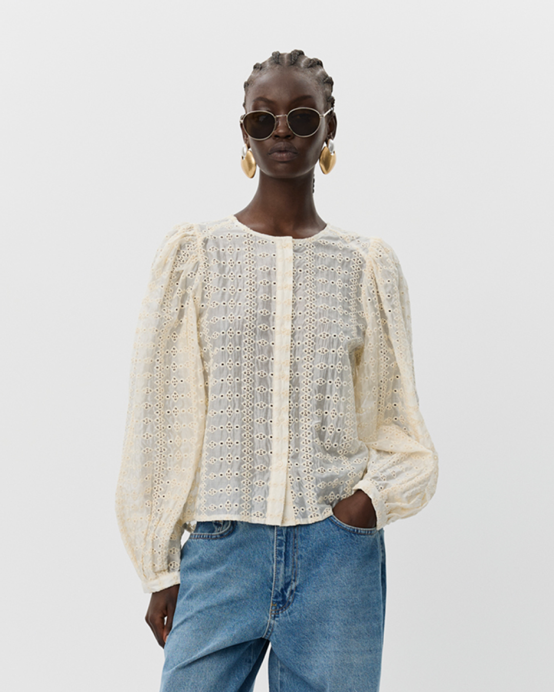 Sofie Schnoor WOMEN CORASW SHIRT Shirt 0101 Off white
