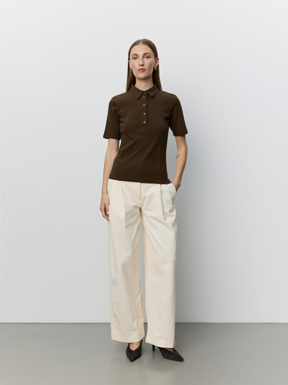 Sofie Schnoor WOMEN CORLIESW CORDUROY TROUSERS Trousers 0101 Off white