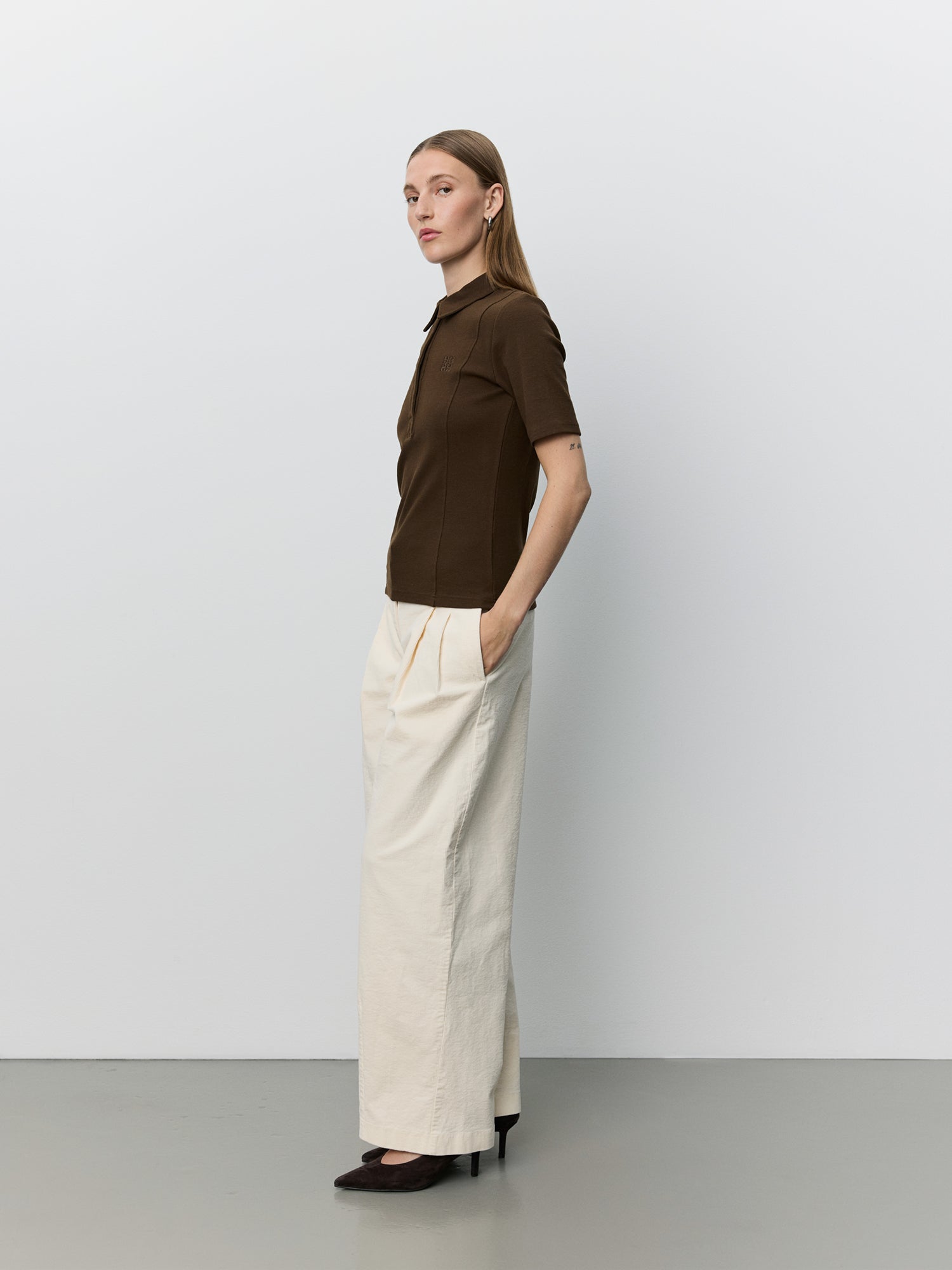 Sofie Schnoor WOMEN CORLIESW CORDUROY TROUSERS Trousers 0101 Off white