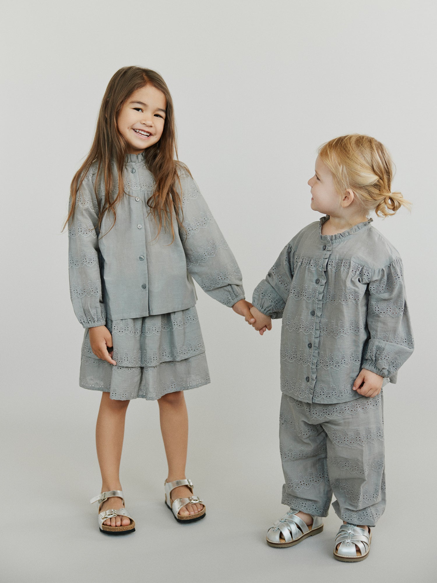 Sofie Schnoor KIDS DagmarKB Shirt Shirt 8052 Stone Grey