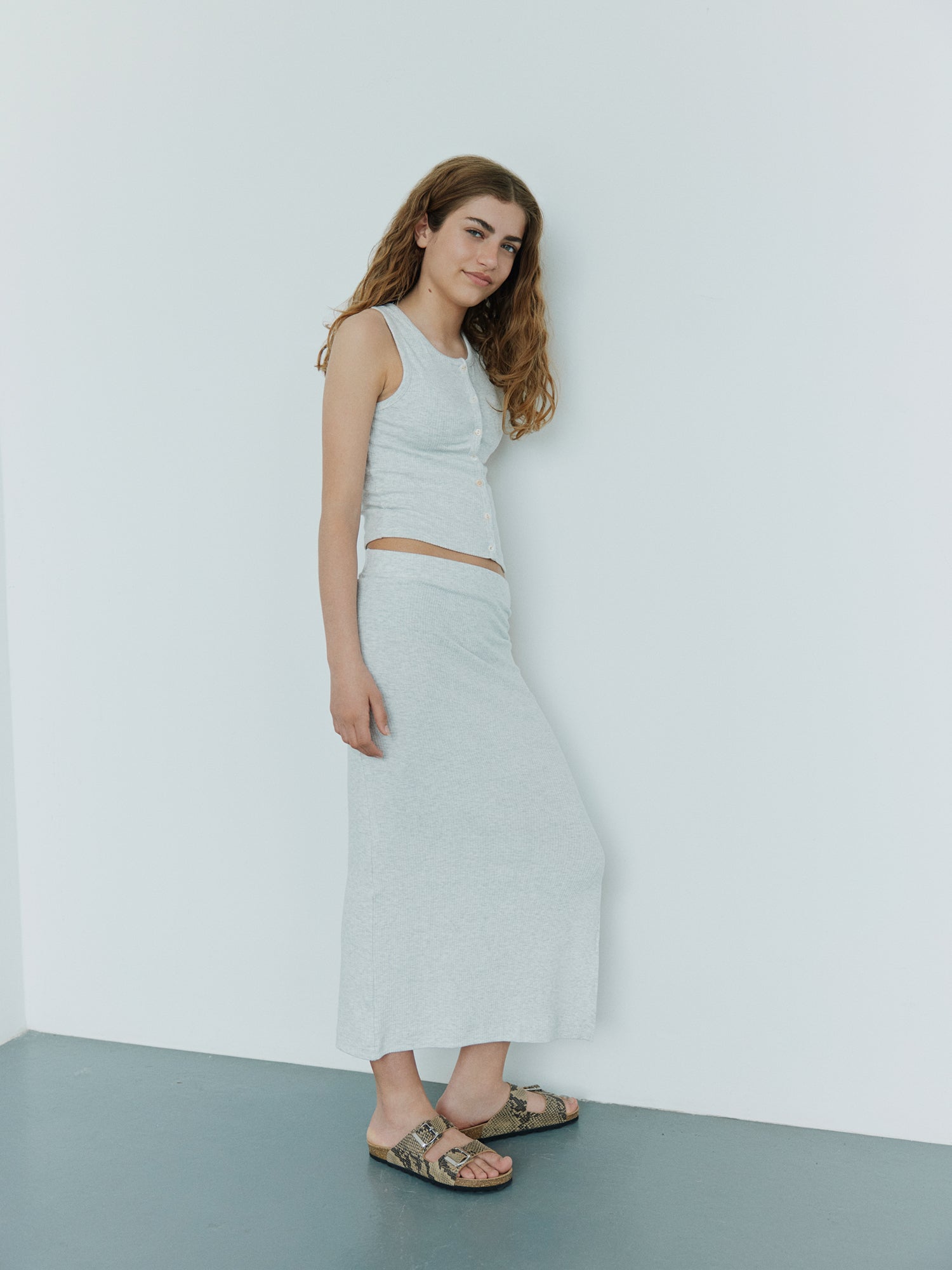 Sofie Schnoor YOUNG DizaSY Skirt Skirt 8018 Light grey