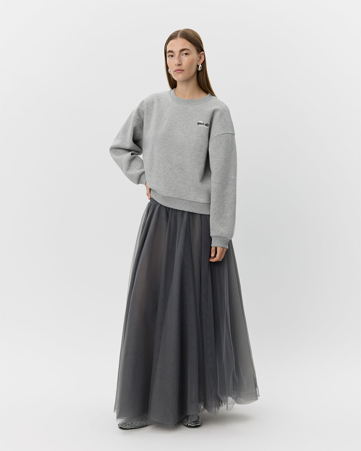 Sofie Schnoor WOMEN ELINSW SWEATSHIRT Sweatshirt 8010 Grey melange