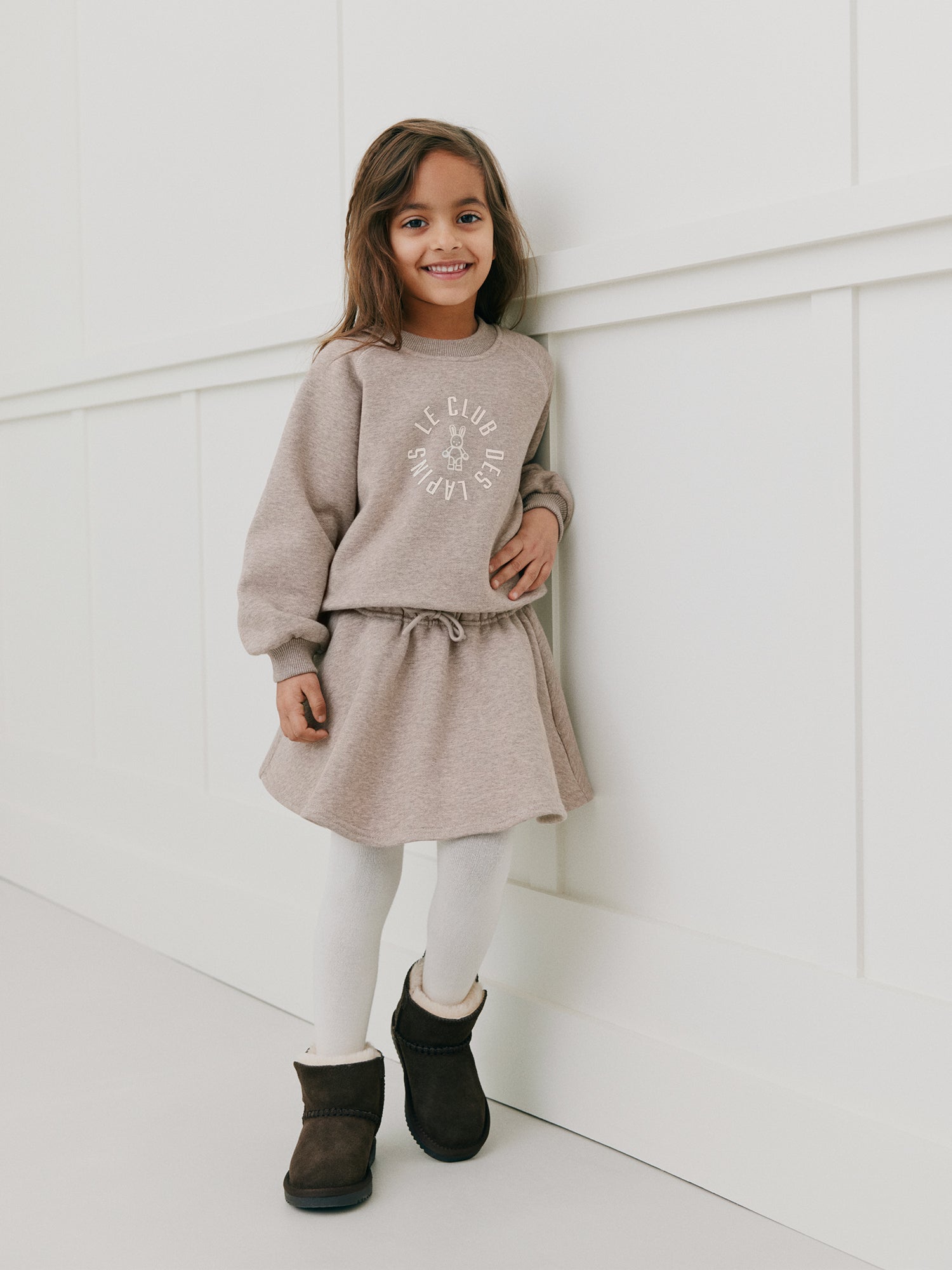 Sofie Schnoor KIDS ELISKB SWEATSHIRT Sweatshirt 7071 Brown melange