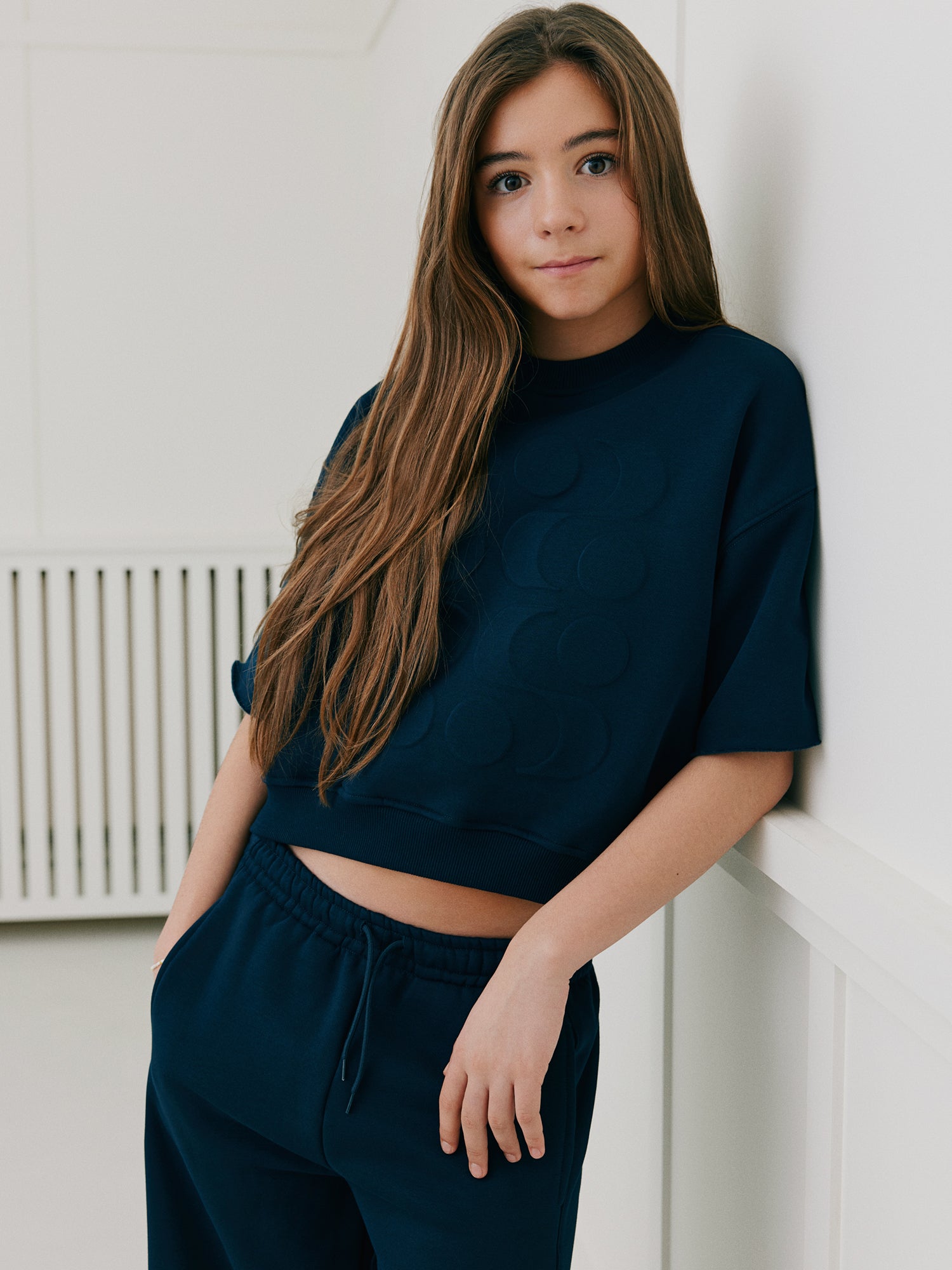 Sofie Schnoor YOUNG ELOISESY SS SWEATSHIRT Sweatshirt 5119 Navy Blue