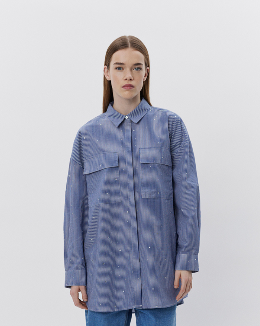 Sofie Schnoor WOMEN ELYNSW SHIRT Shirt 5092 Blue striped