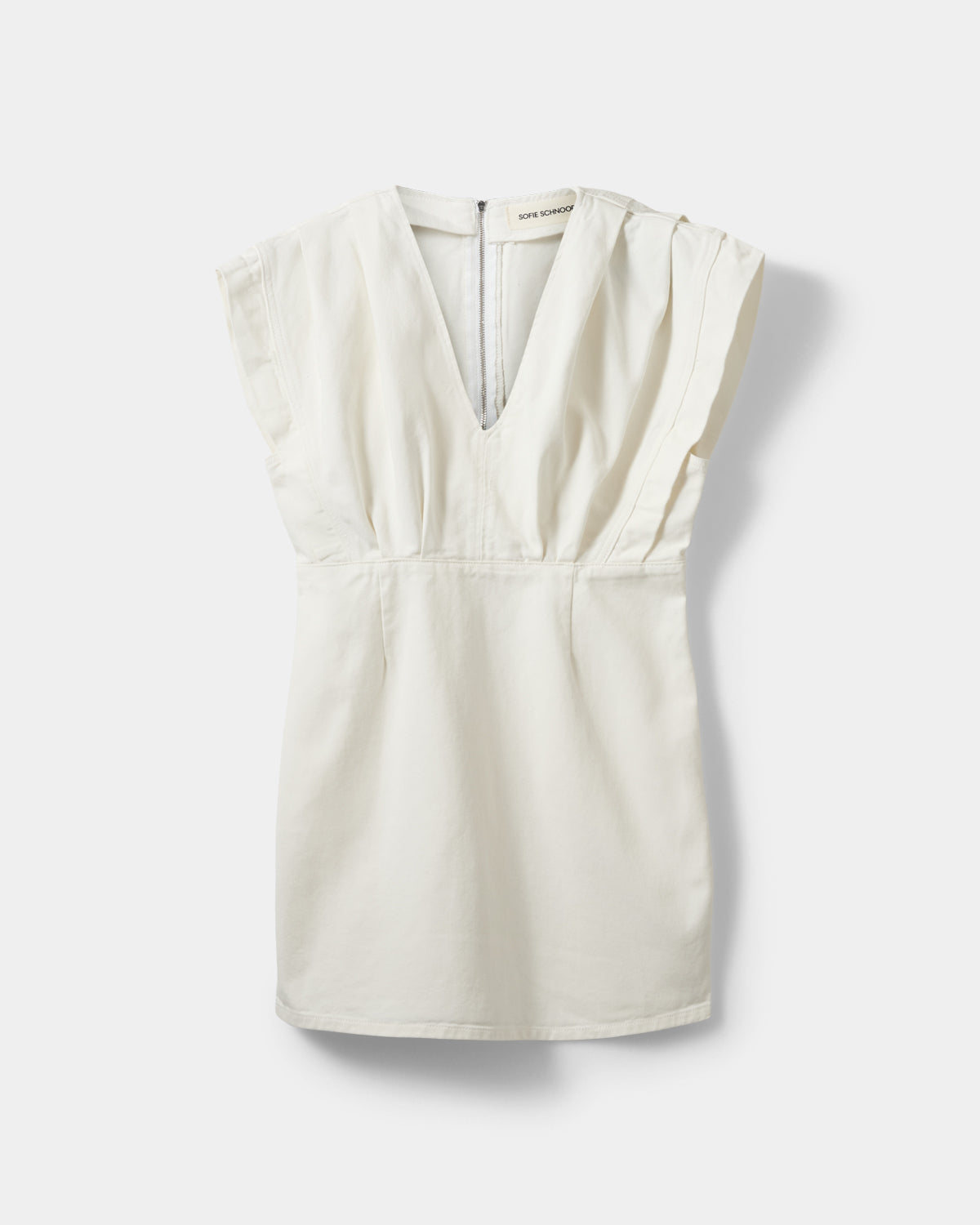 Sofie Schnoor WOMEN ENYASW MIDI DENIM DRESS Dress 0101 Off white