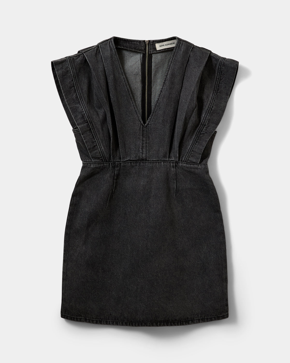 Sofie Schnoor WOMEN ENYASW MIDI DENIM DRESS Dress 1024 Black washed Denim