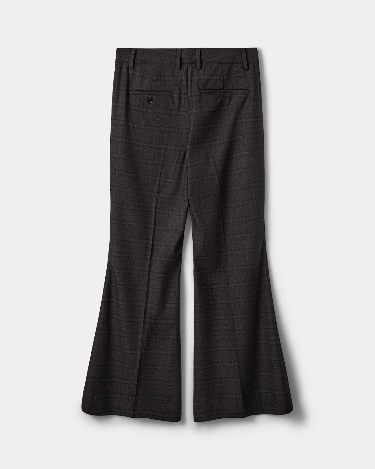 Sofie Schnoor WOMEN FLARISSW CHECKED FLARED TROUSERS Trousers 8040 Grey check