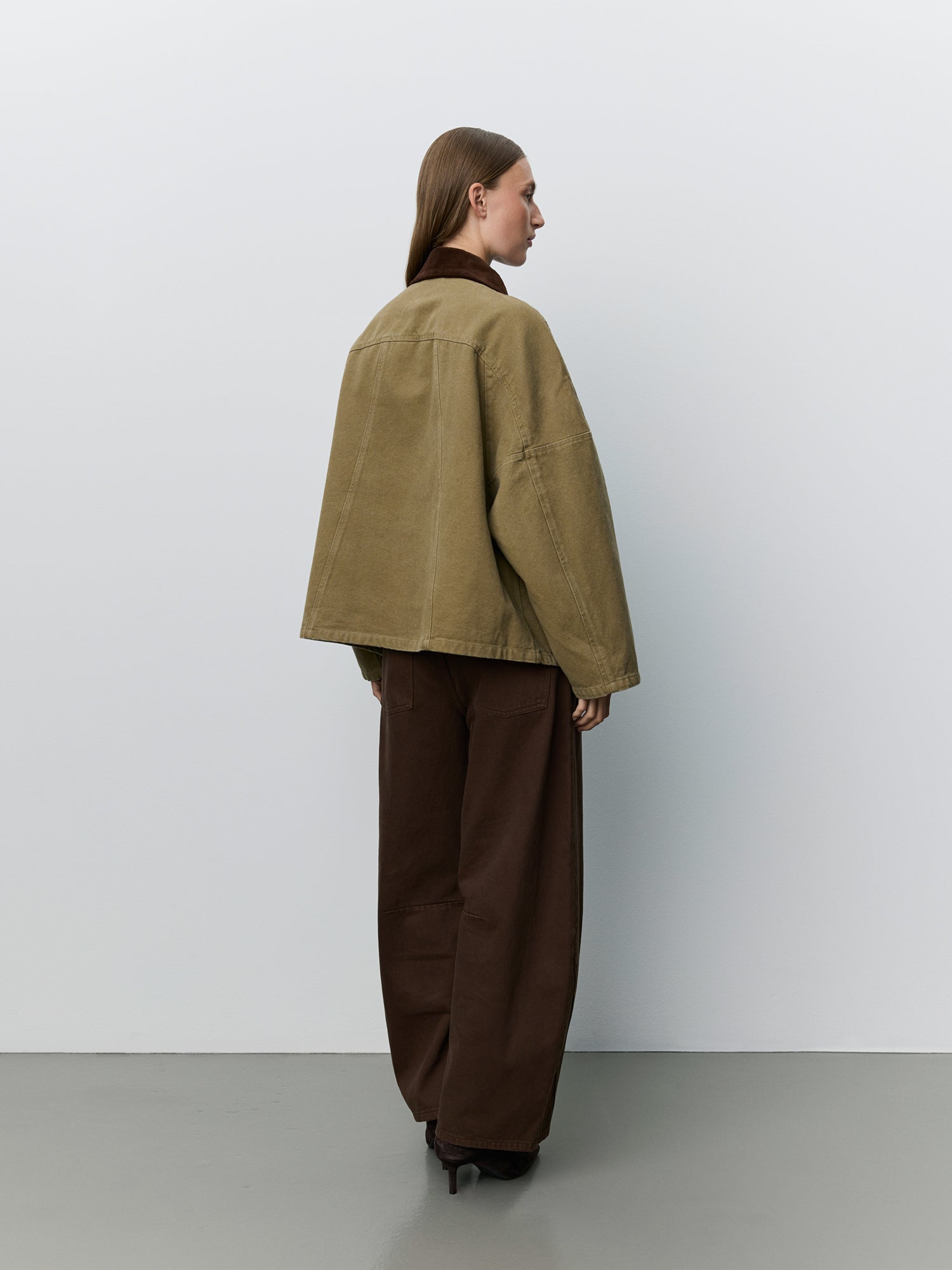 Sofie Schnoor WOMEN FRANCOSW OVERSIZED CANVAS JACKET Jacket 7030 Khaki
