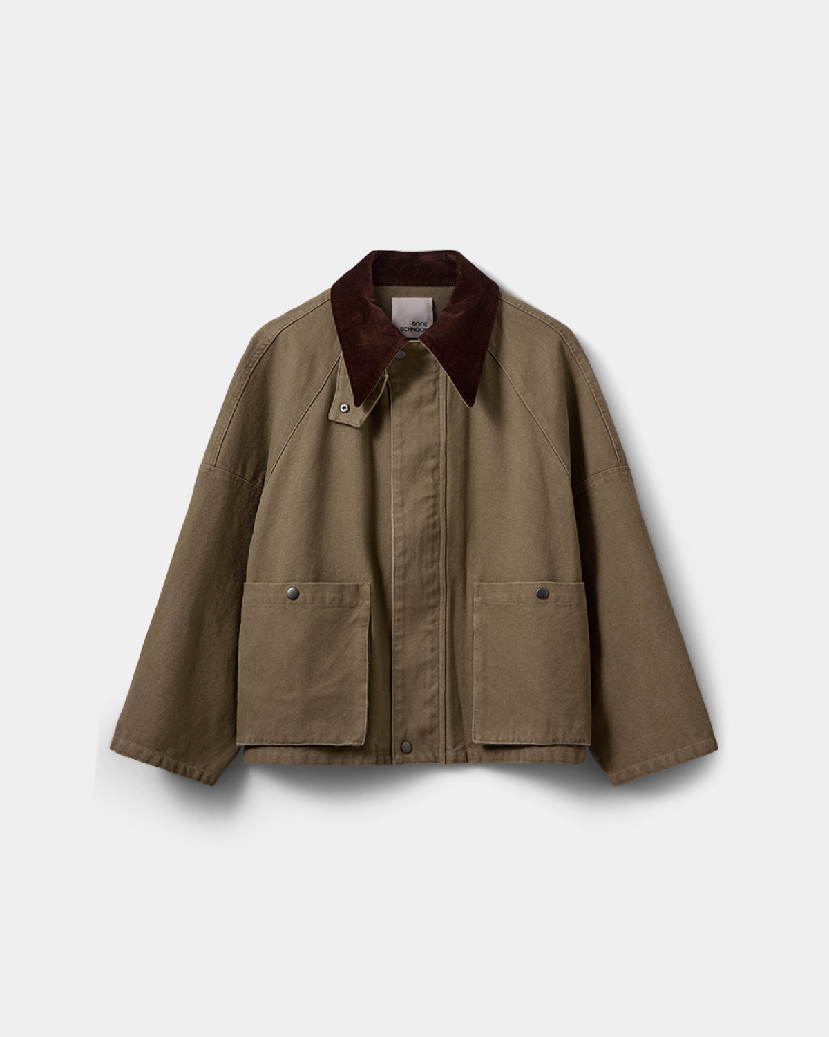 Sofie Schnoor WOMEN FRANCOSW OVERSIZED CANVAS JACKET Jacket 7030 Khaki