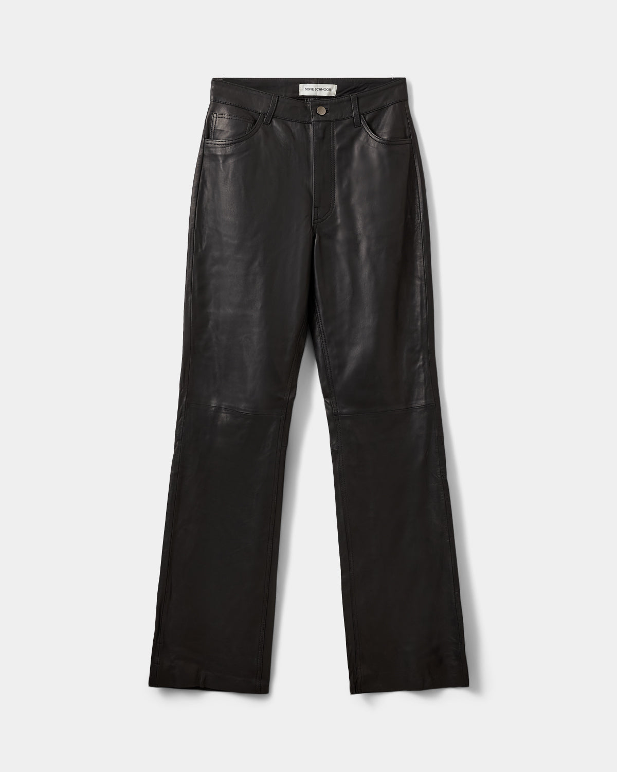 Sofie Schnoor WOMEN GATTISW LEATHER PANTS Trousers 1000 Black
