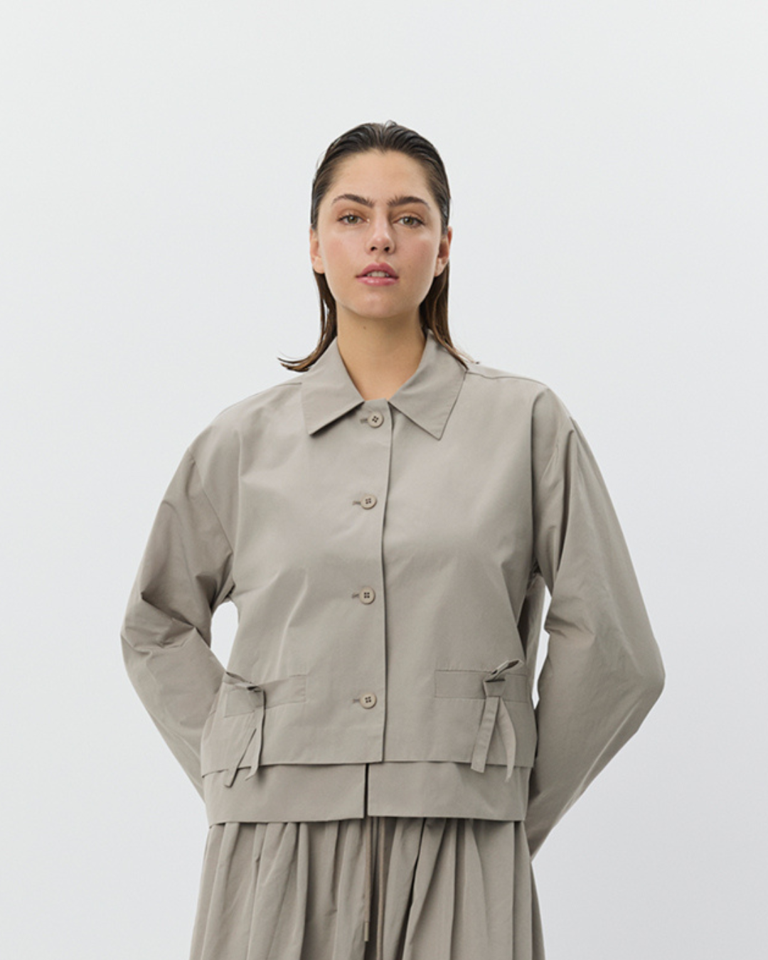 Sofie Schnoor WOMEN GEMSW SHORT JACKET Jacket 3072 Dusty green