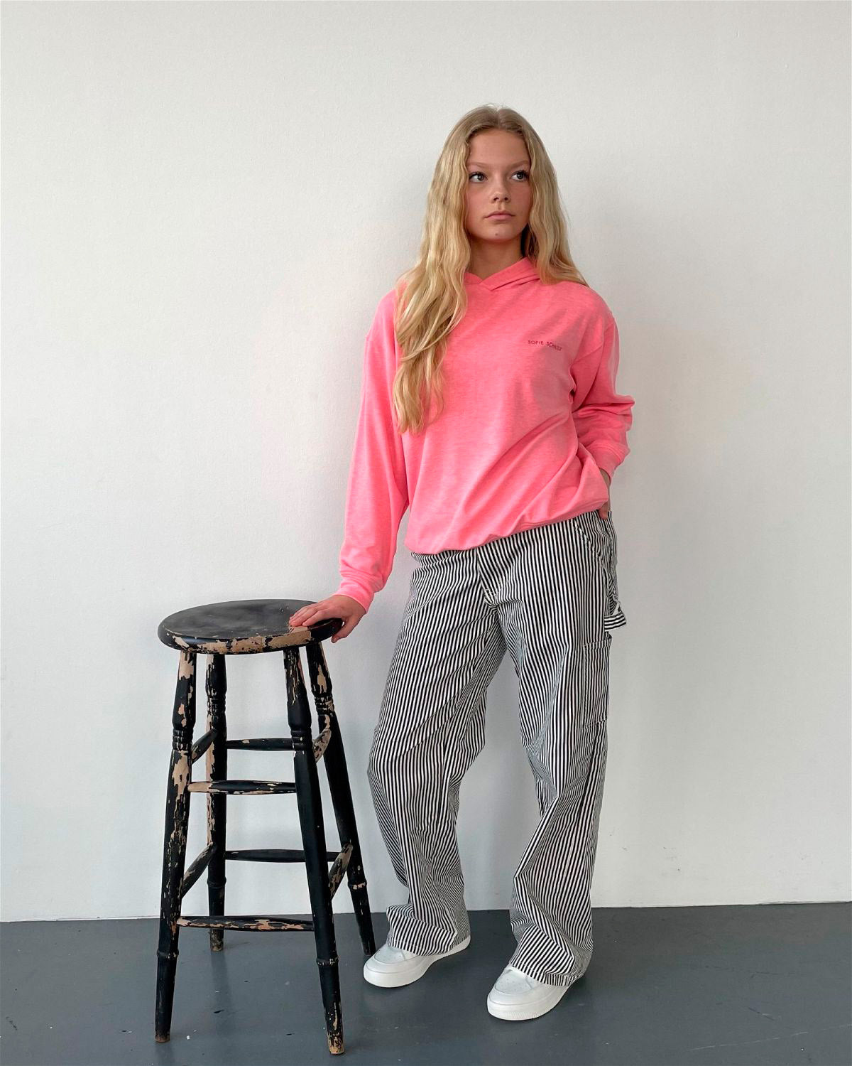 Sofie Schnoor YOUNG GITTESY TROUSERS Trousers 8048 Grey Striped