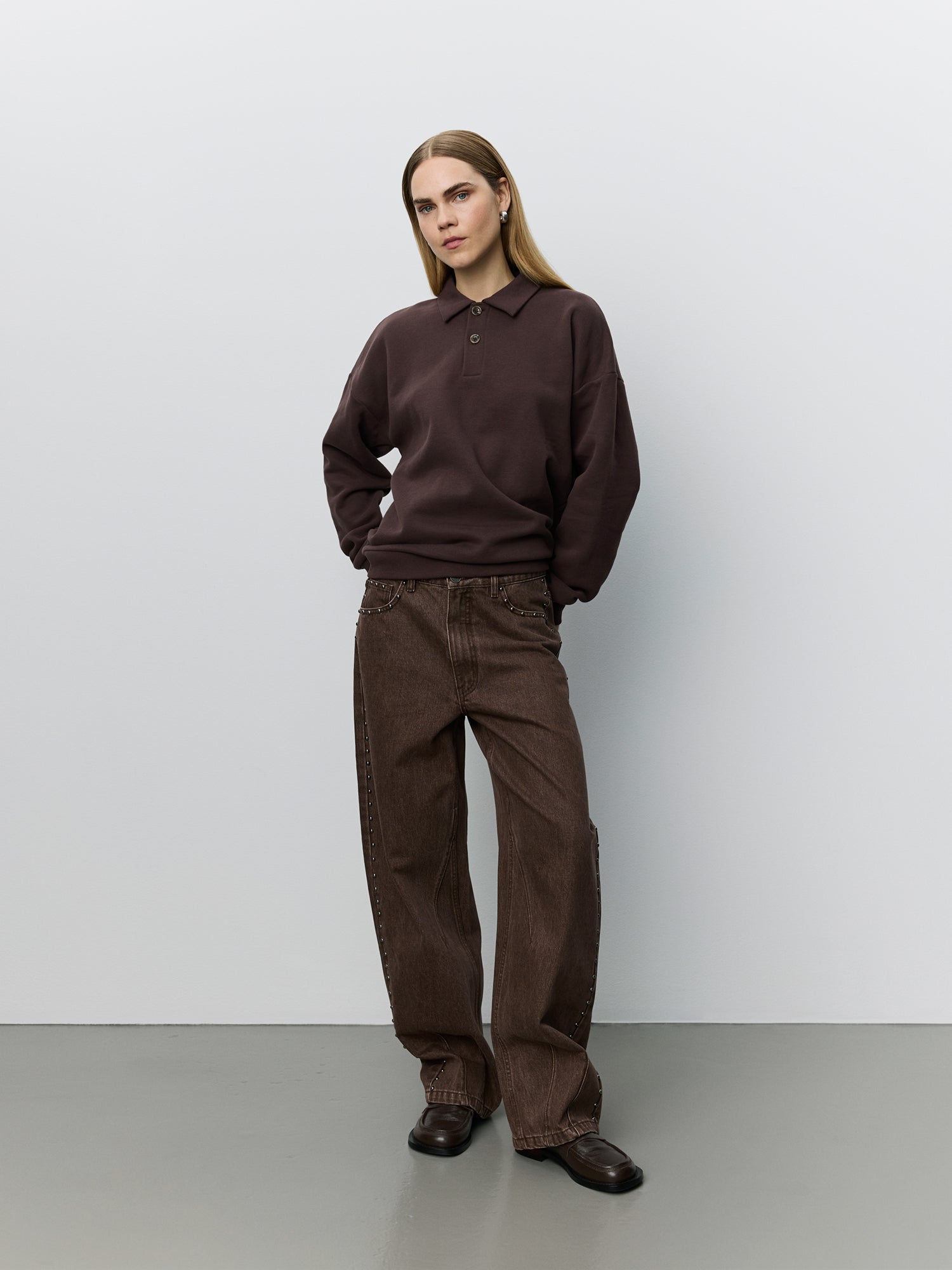 Sofie Schnoor WOMEN HAVANASW JEANS WITH RIVETS Jeans 9099 Middle Brown